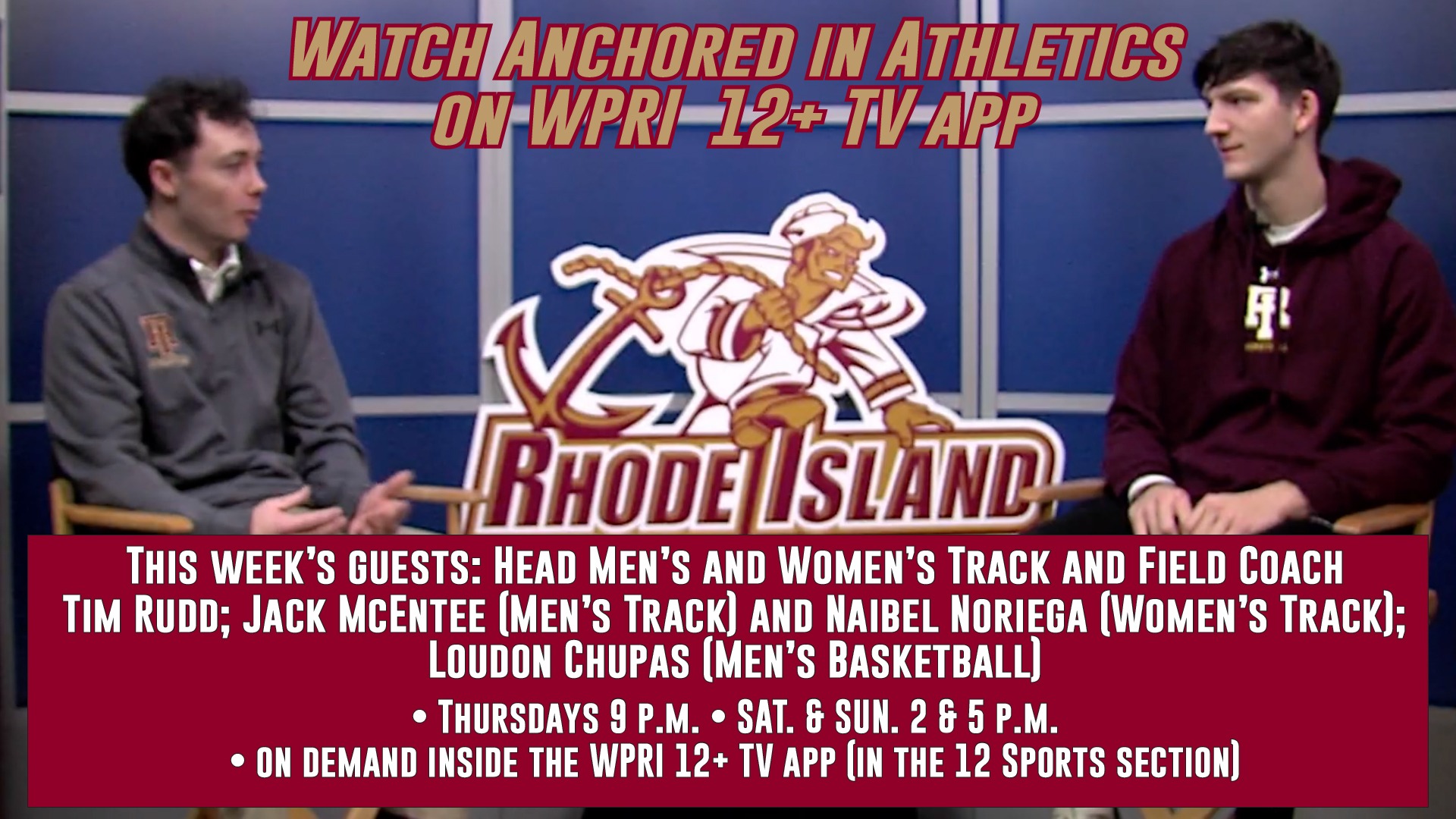 Anchored in Athletics WPRI+ S4E21 Promo Graphic