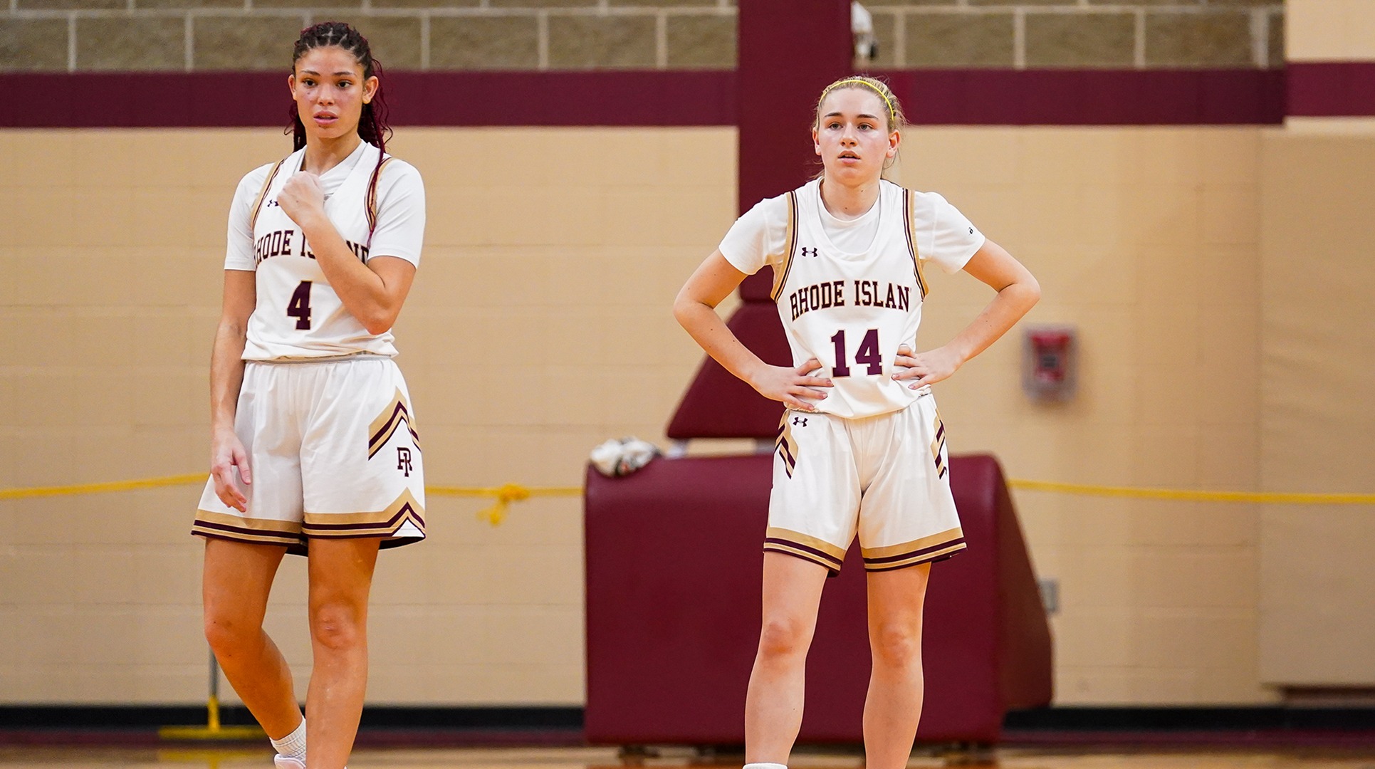 Meagan Schuermann and Jaina Yekelchik during the 2024-25 season