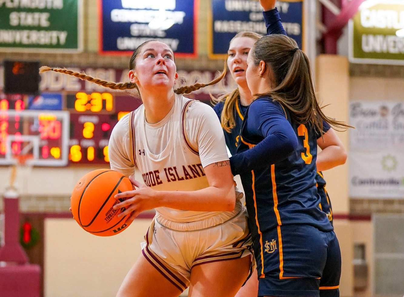 Emma Tenters in action during the 2024-25 season