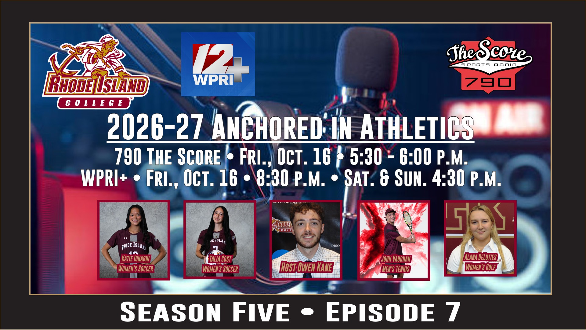 Anchored in Athletics S5E07 Promo Graphic