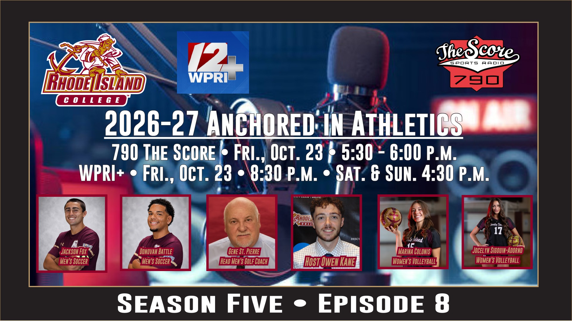 Anchored in Athletics S5E08 Promotional Graphic