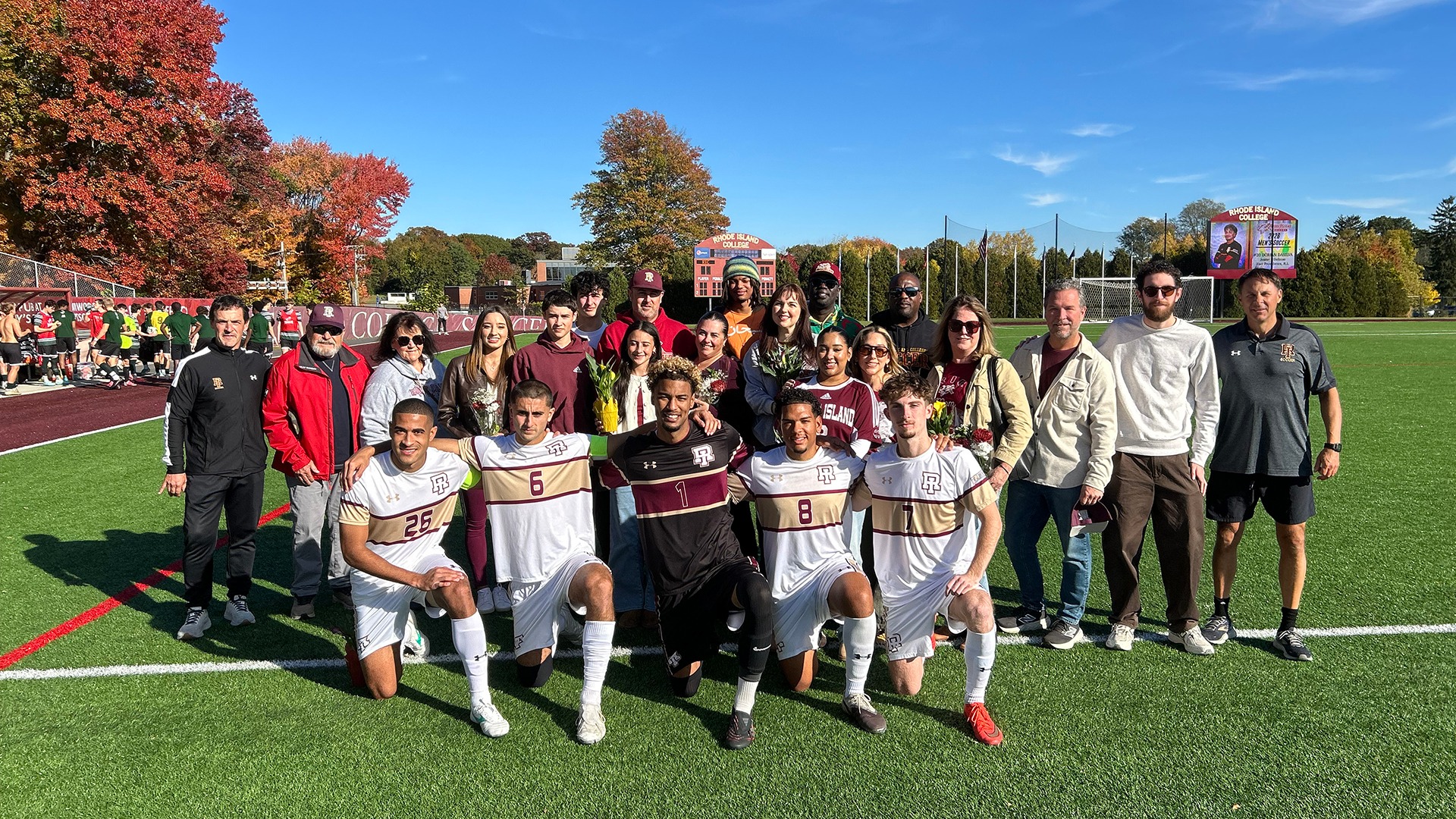 2026 RIC Men's Soccer Senior Day Group Photo