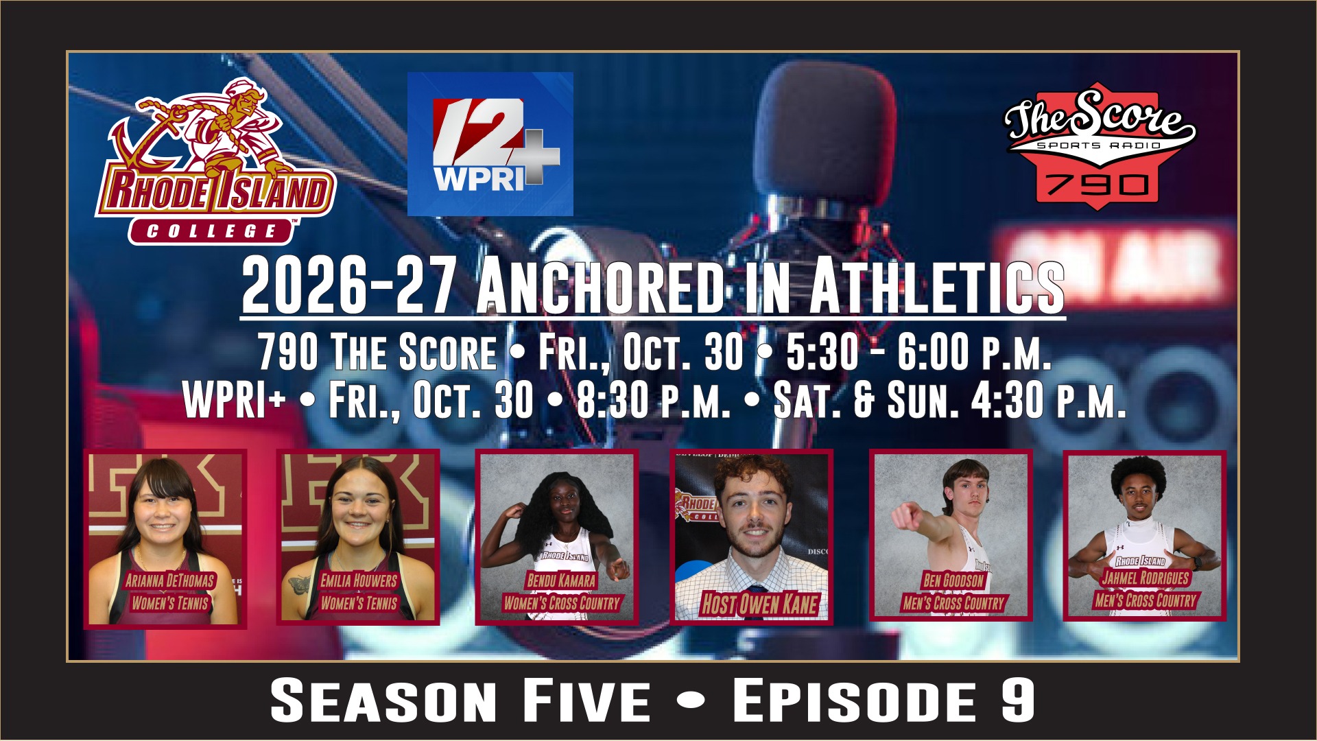 Anchored in Athletics S5E09 Promo Graphic