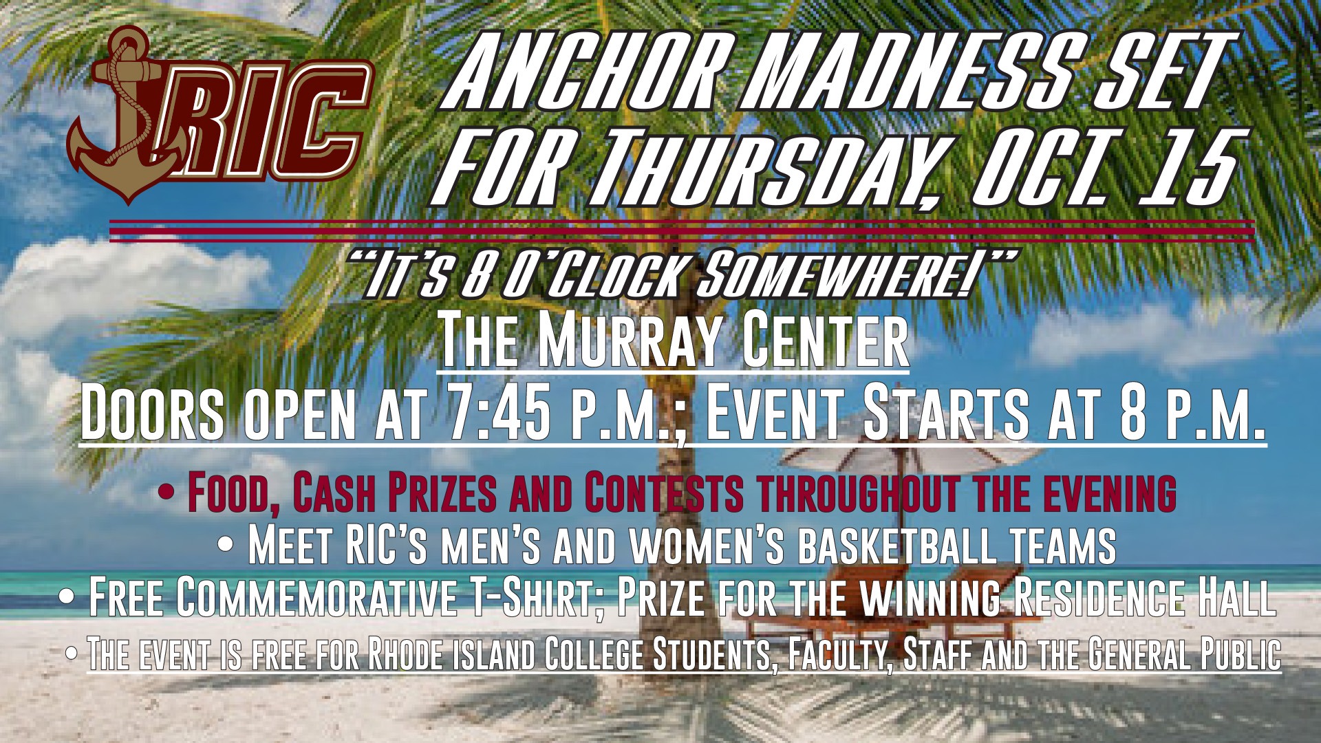 2026 Anchor Madness Promo Graphic