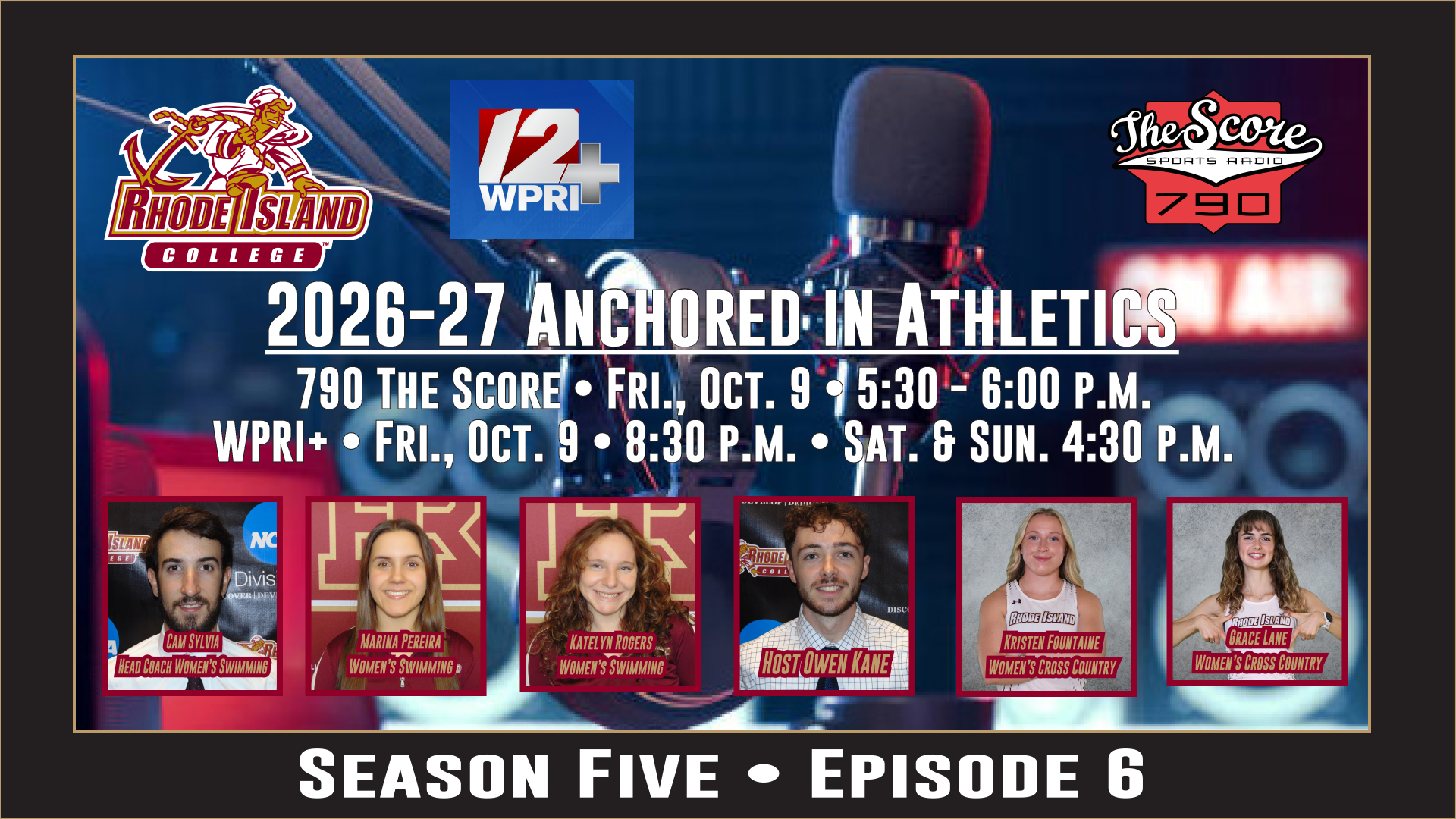 Anchored in Athletics S5E06 Promo Graphic