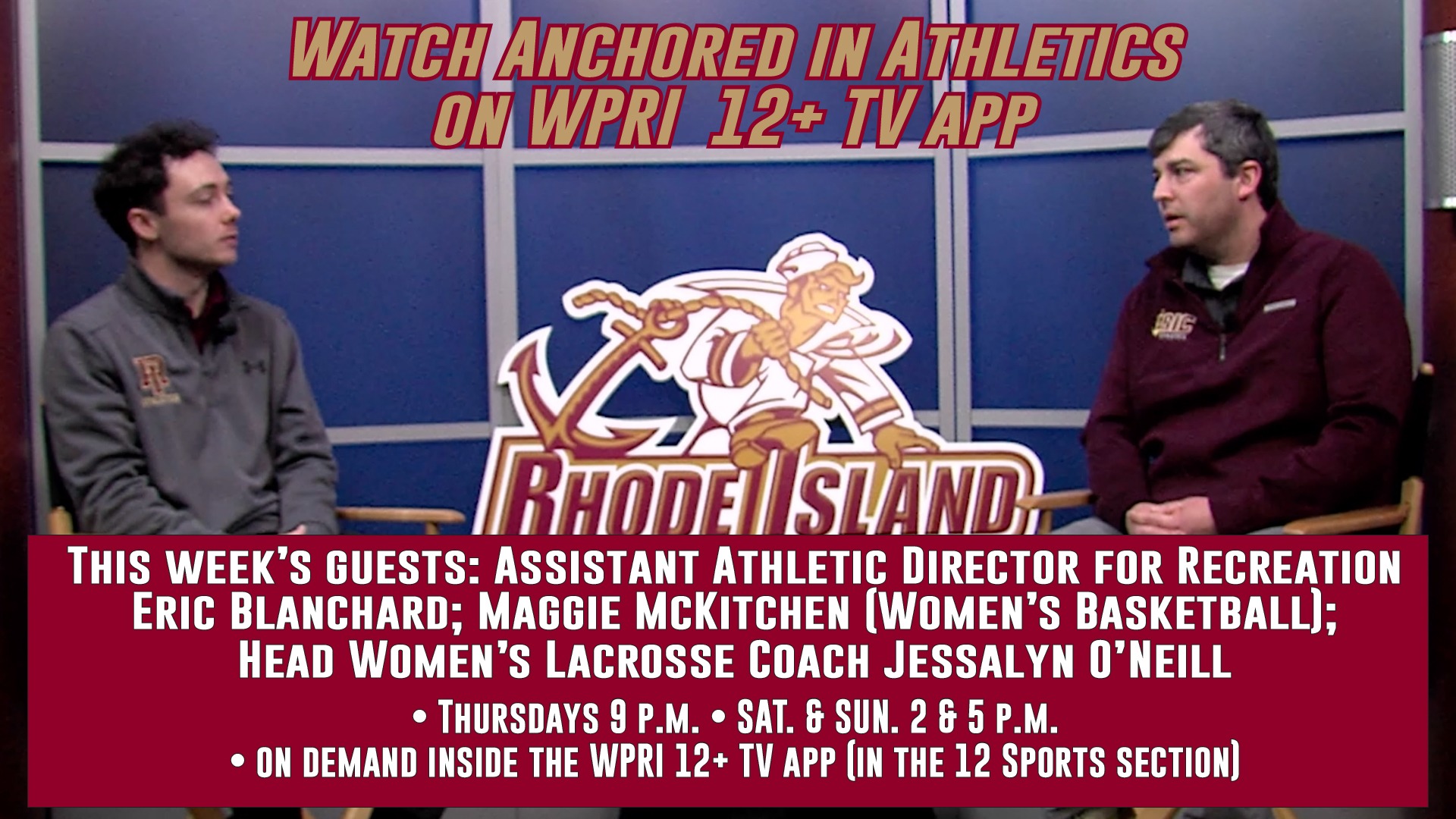 Anchored in Athletics S4E23 WPRI+ Promo Graphic