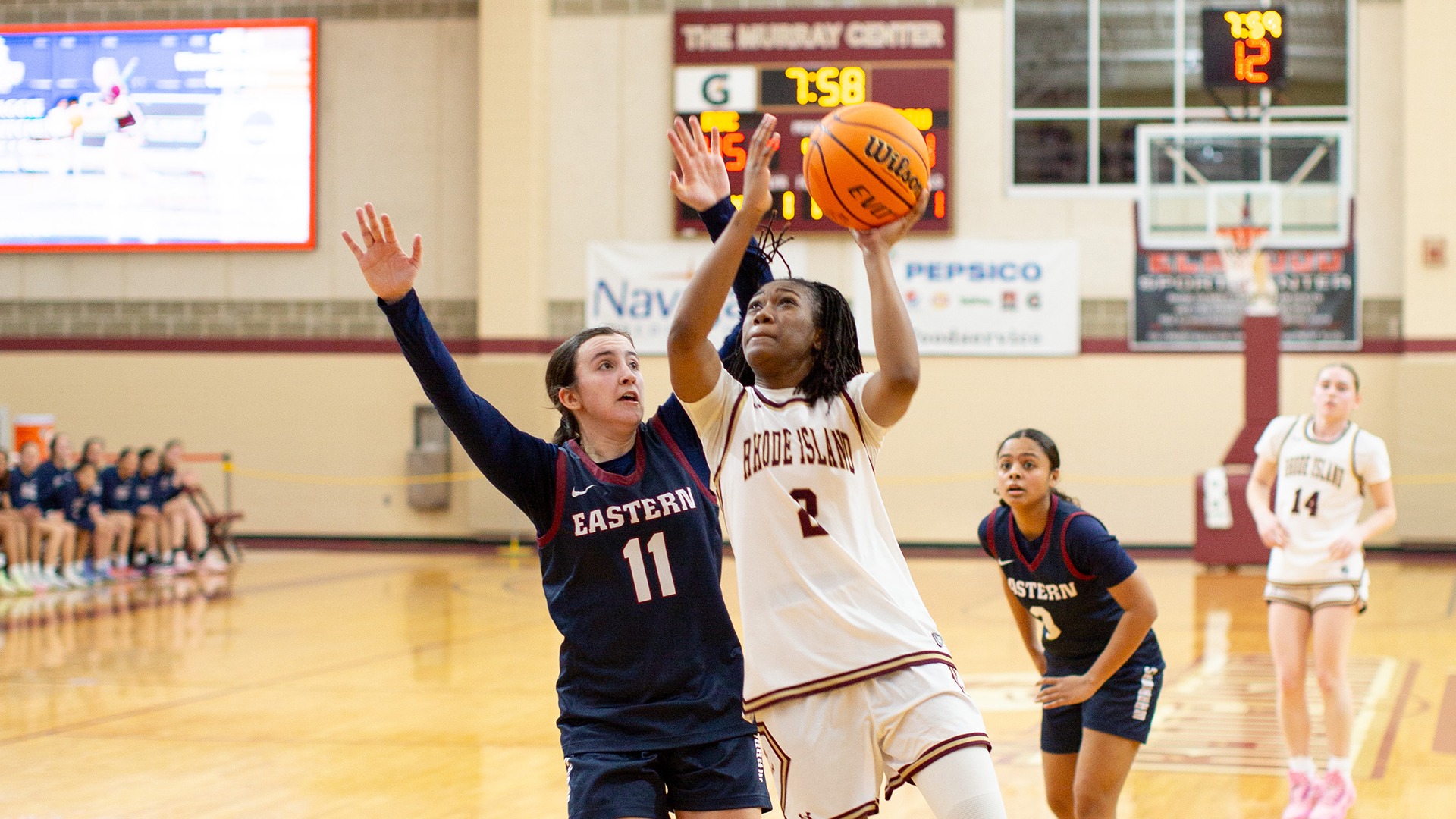 Shalyn Smith in action during the 2025-26 season