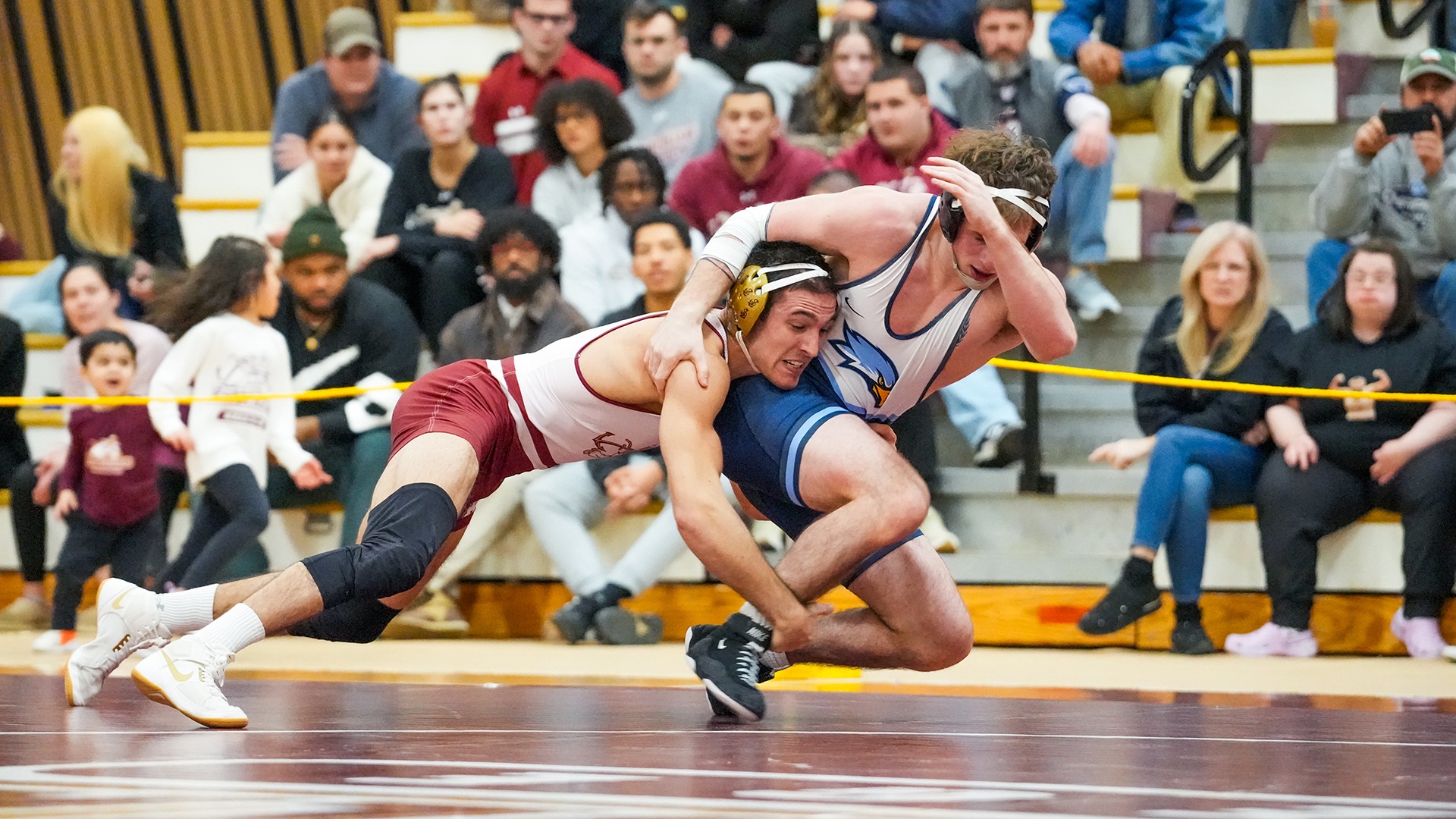 Aidan Faria in action during the 2025-26 season