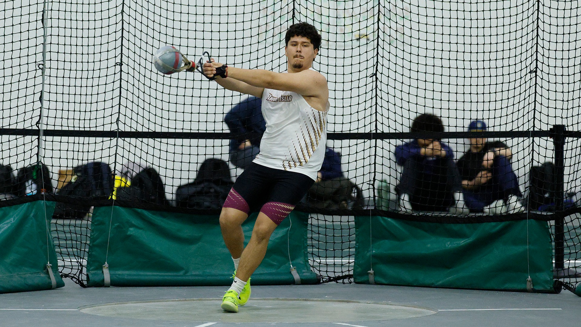 Brandon Mota in action at the 2026 Little East Championship