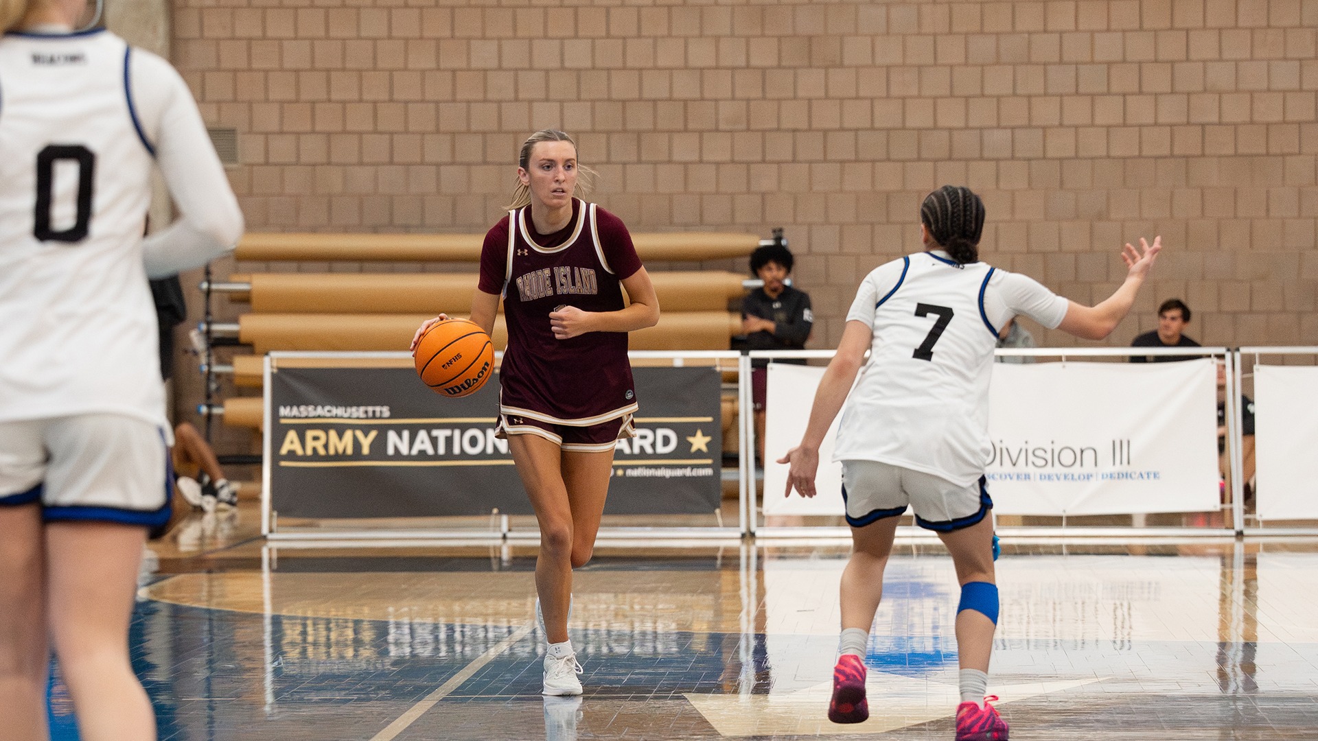 Abby Wager in action during the 2025-26 season