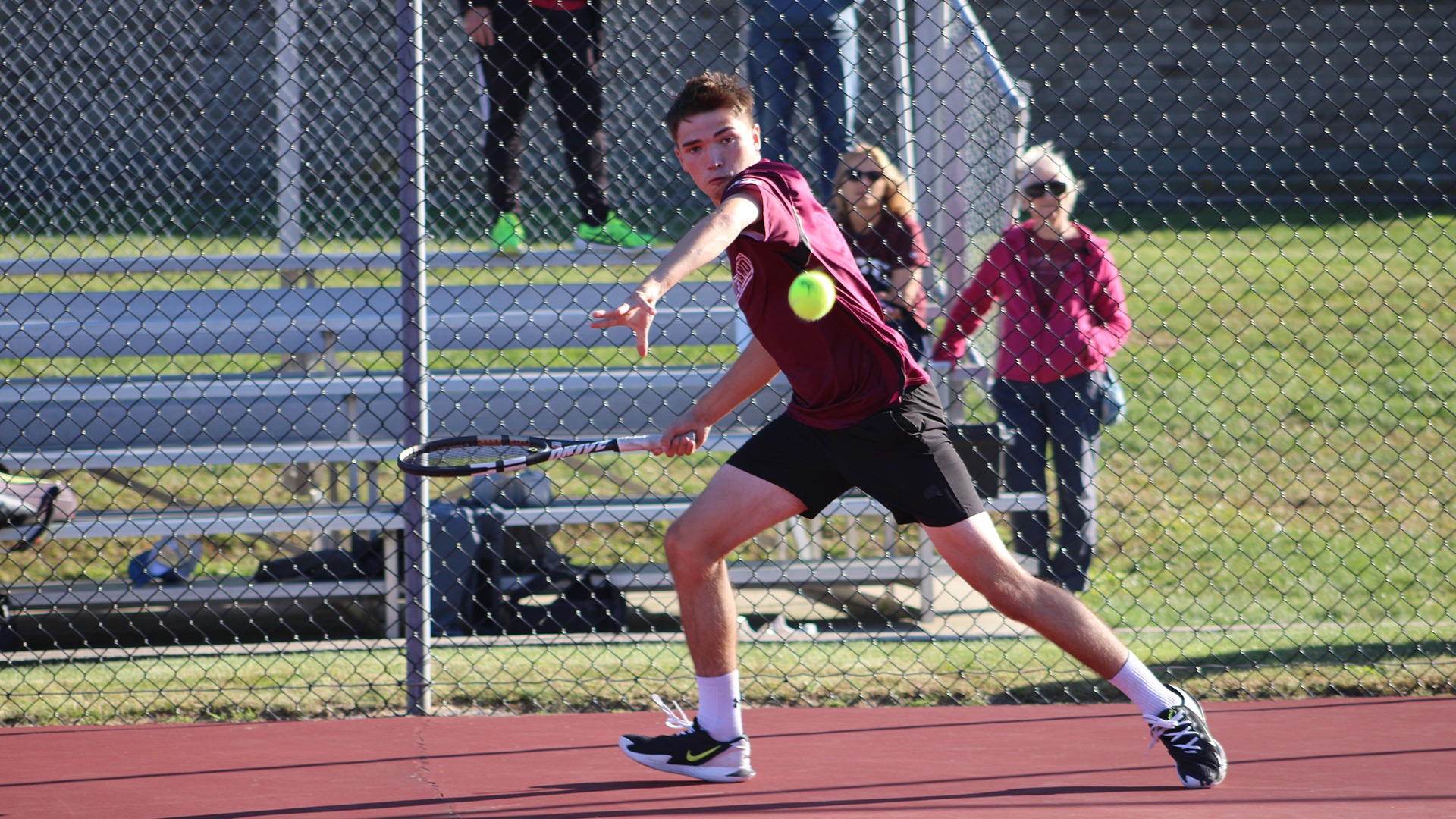 Travis Chartier in action during the 2025-26 season