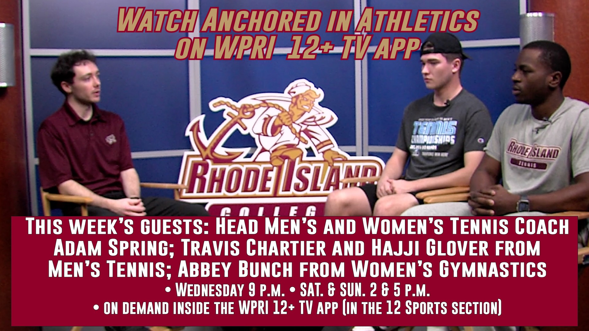 Anchored in Athletics S4E28 WPRI+ Promo Graphic