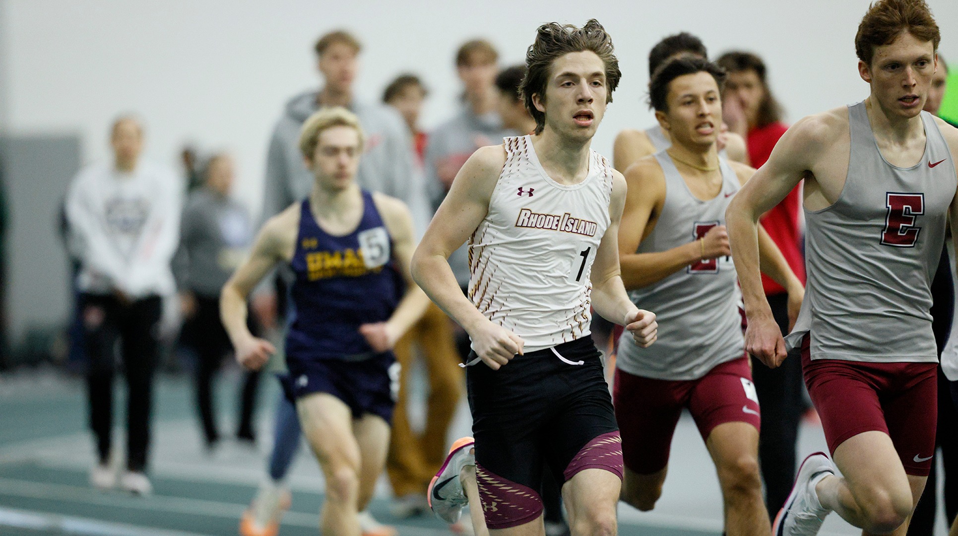 Owen Schenck in action at the 2025-26 Little East Indoor Track and Field Championship