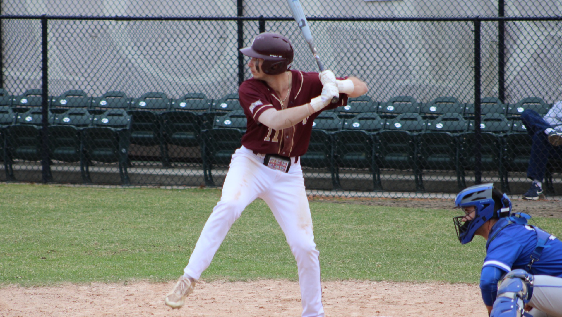 CJ Almagno in action during the 2026 season