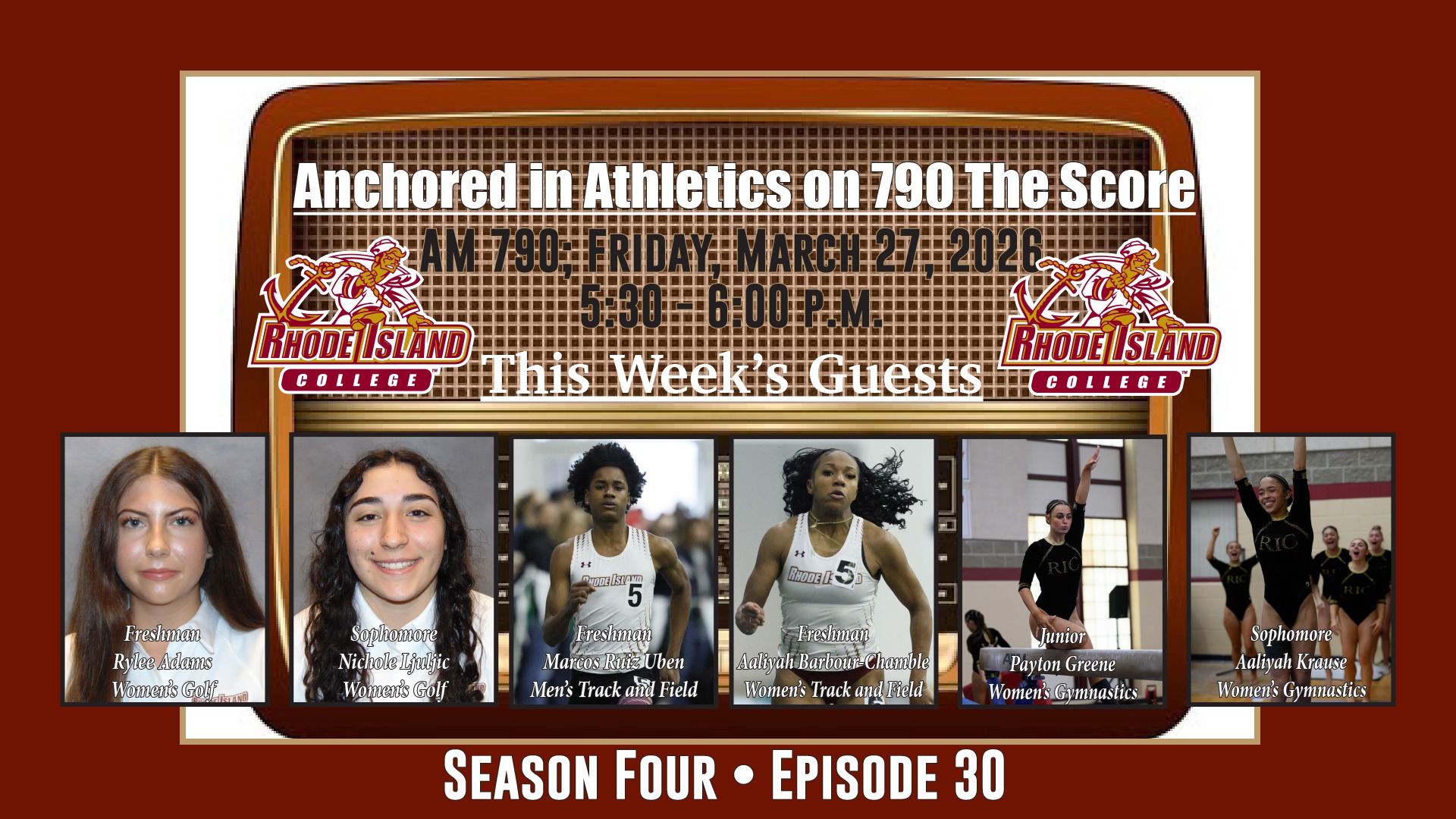 Anchored in Athletics S4E30 790 The Score Promo Graphic