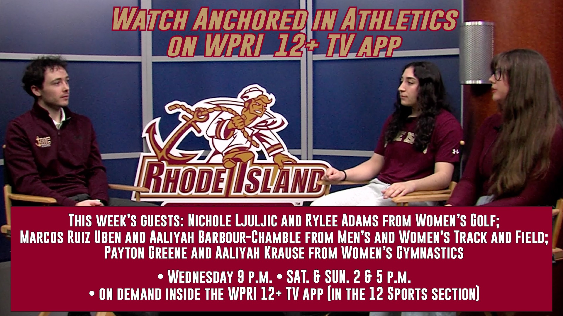 Anchored in Athletics S4E30 WPRI+ Promo Graphic