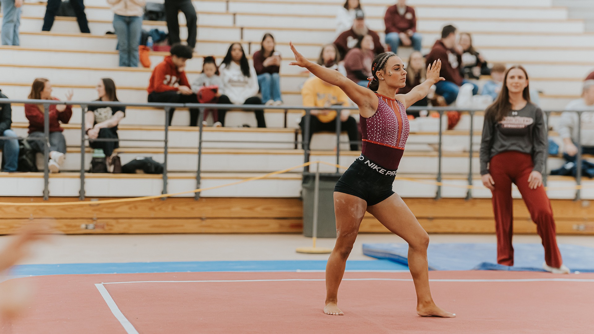 Payton Greene in action during the 2025-26 season