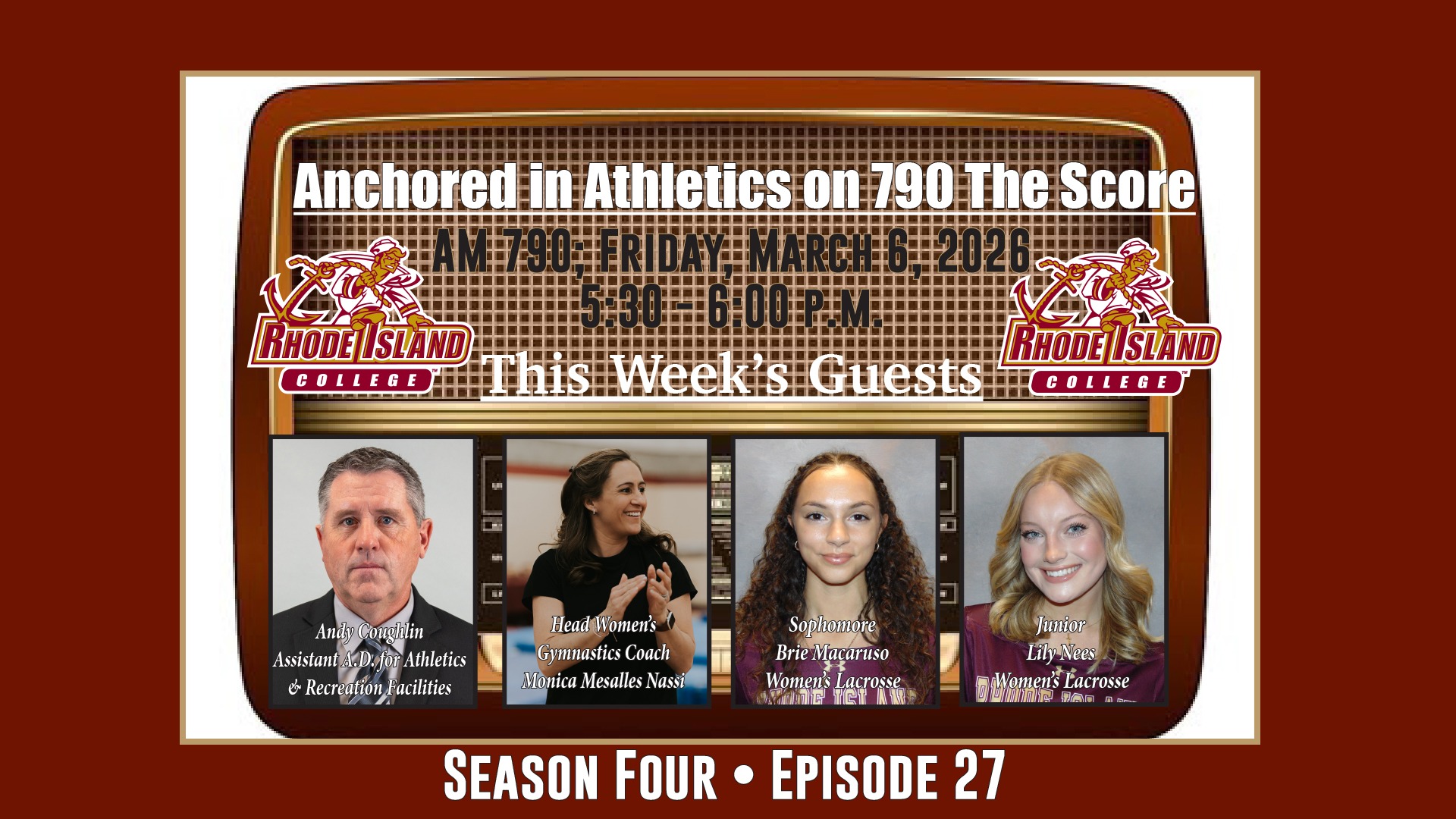 Anchored in Athletics S4E27 790 The Score Promo Graphic