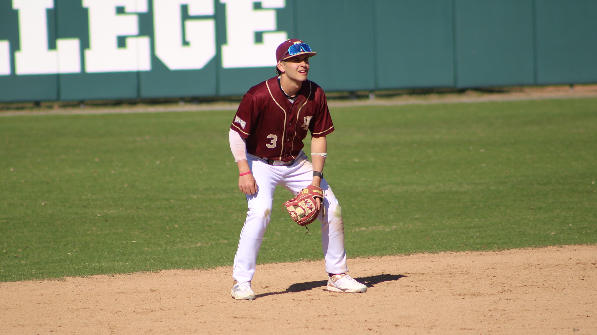 Parker Camelo in action at shortstop during the 2026 season