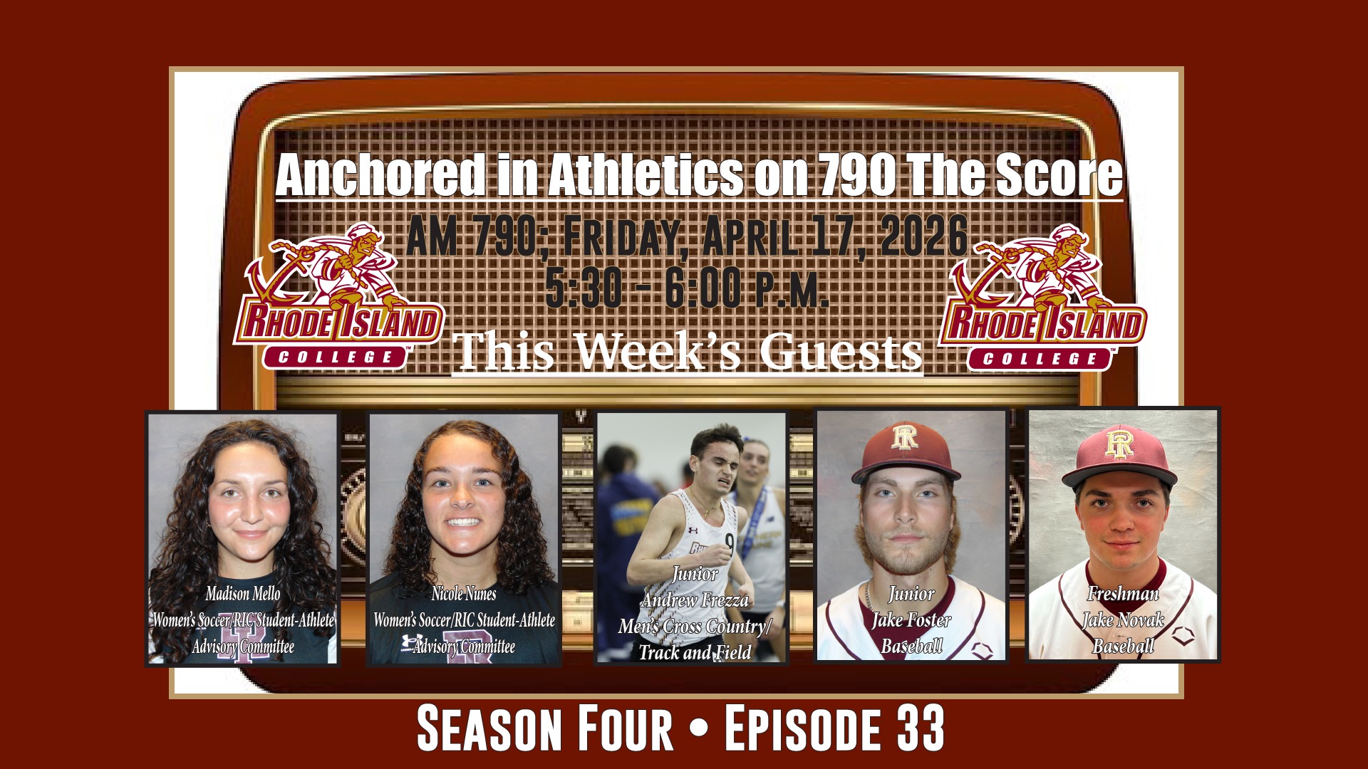 Anchored in Athletics S4E33 790 The Score Promo Graphic