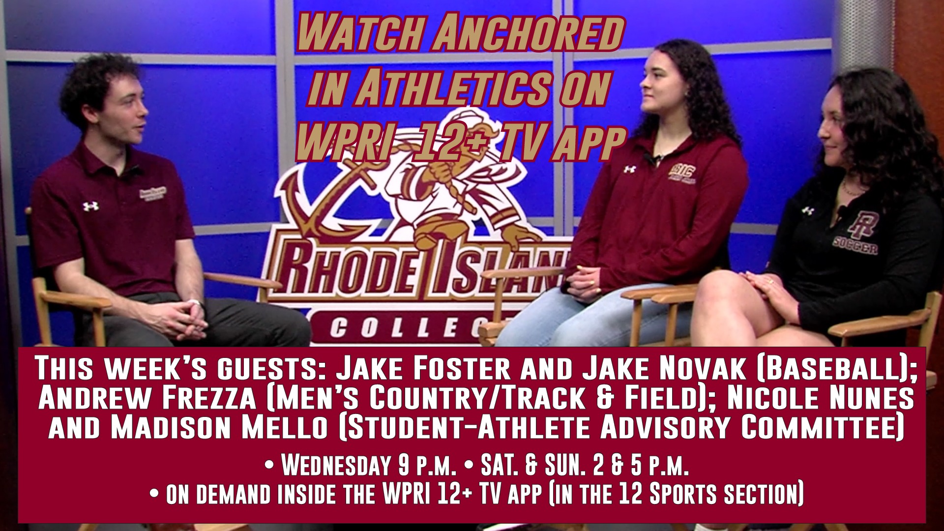 Anchored in Athletics S4E33 WPRI+ Promo Graphic