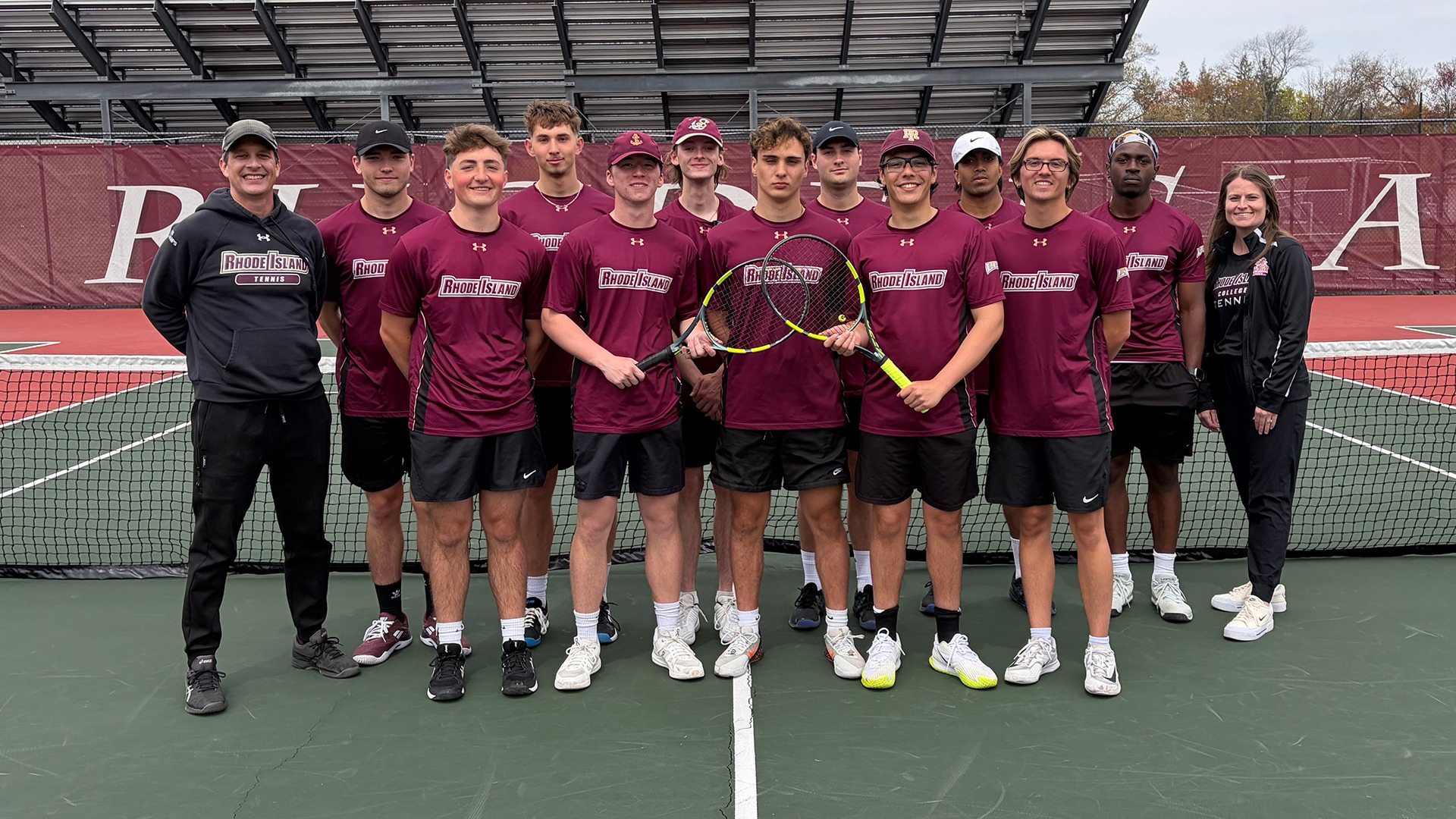 2026 Rhode Island College Men's Tennis Team Photo