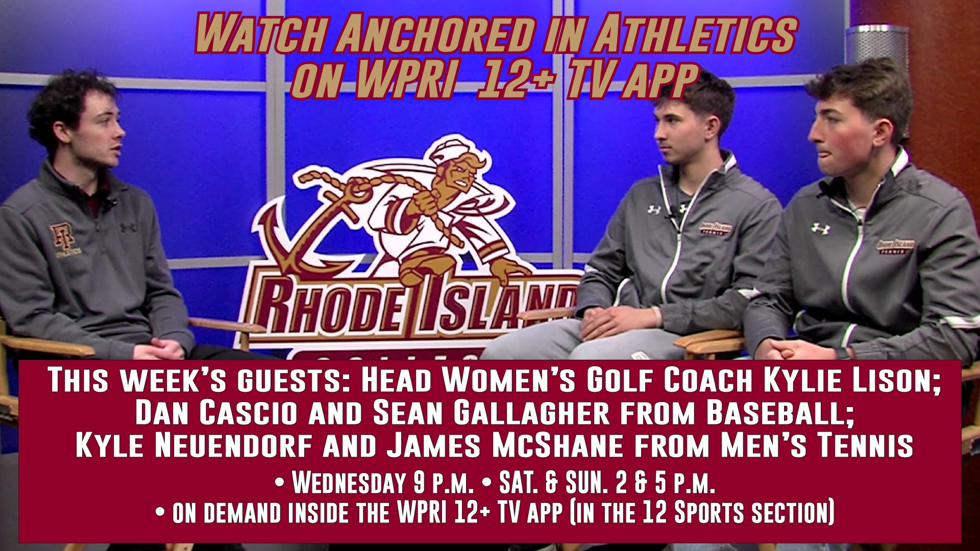 Anchored in Athletics S4E31 WPRI+ Promo Graphic