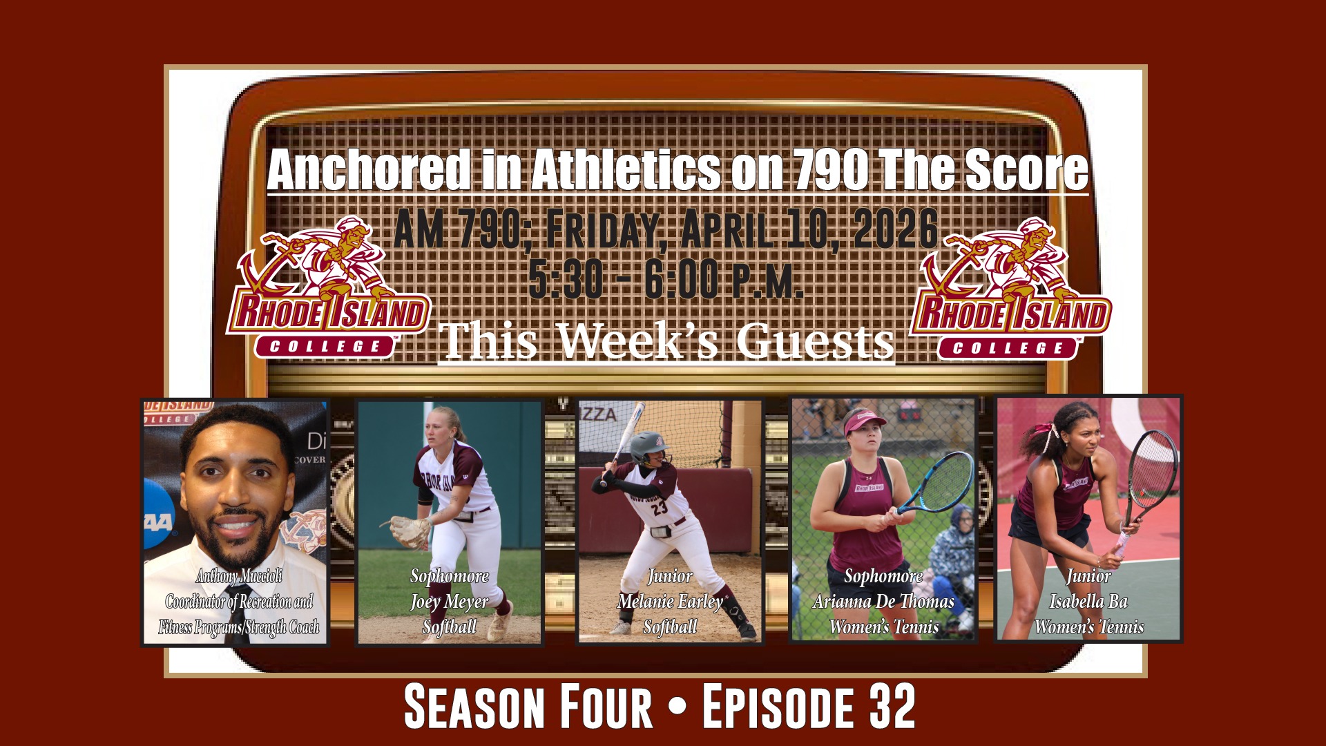 Anchored in Athletics S4E32 790 The Score Promo Graphic