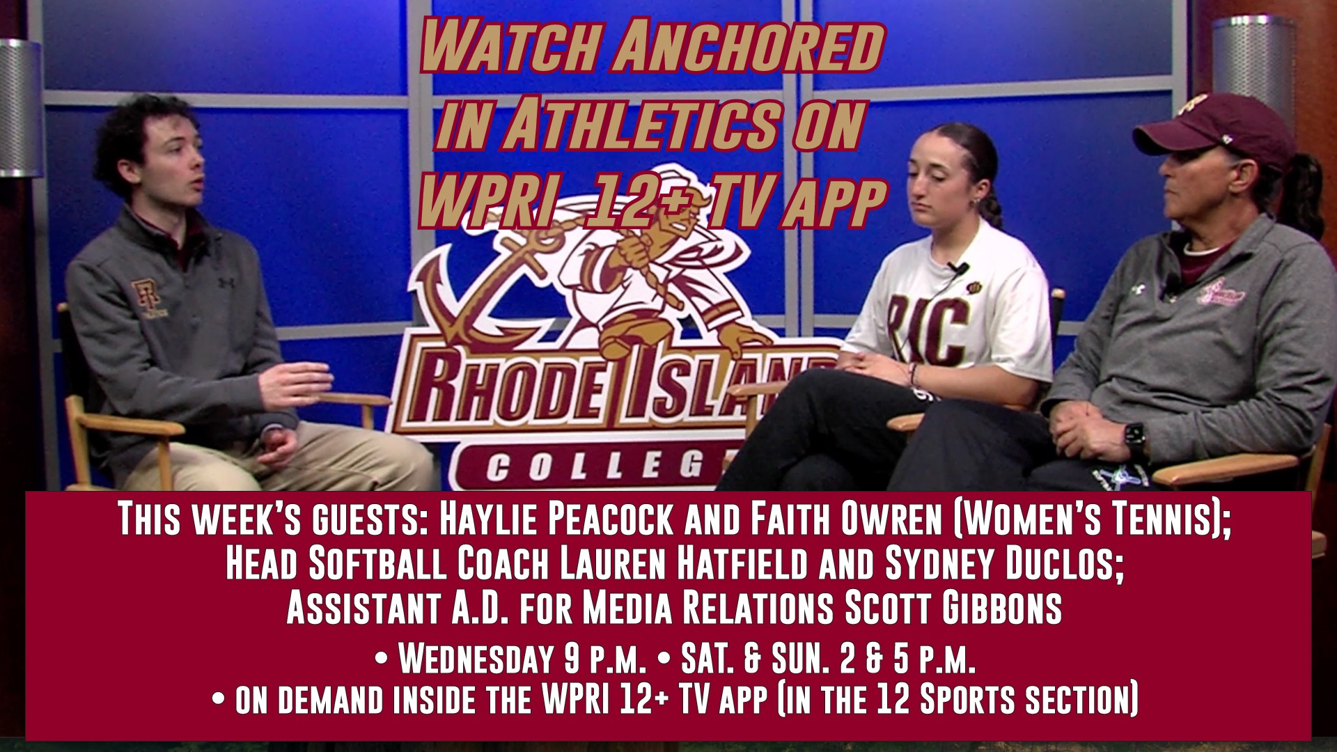 Anchored in Athletics S4E36 WPRI+ Promo Graphic