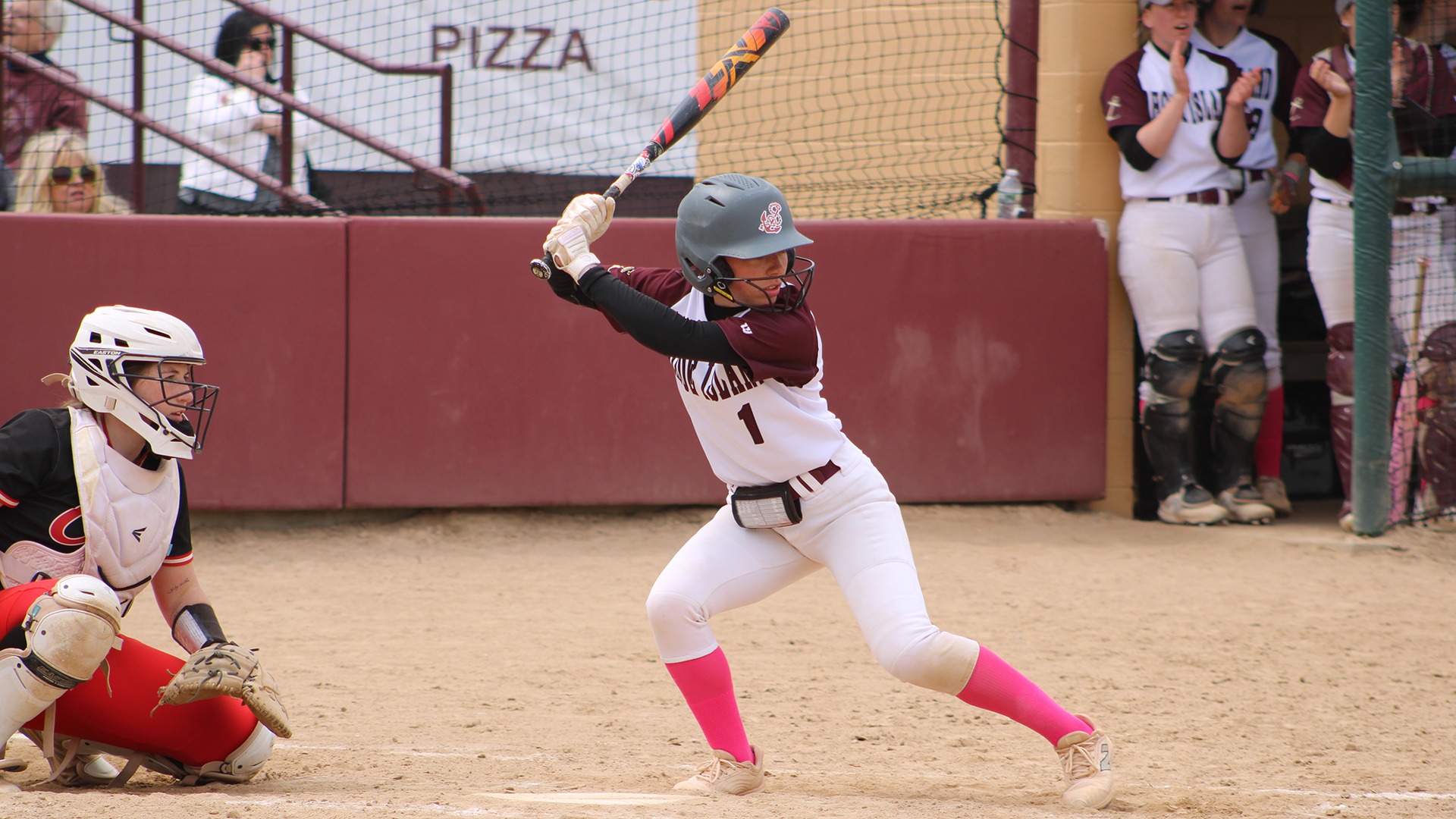Noelle Simmons in action during the 2026 softball season