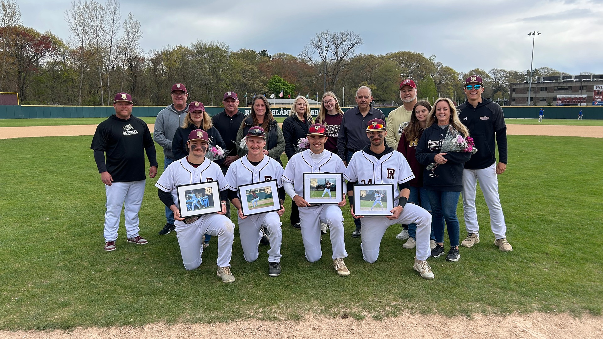 Sean Gallagher, Calvin Battersby, Dan Cascio and CJ Almagno and their families