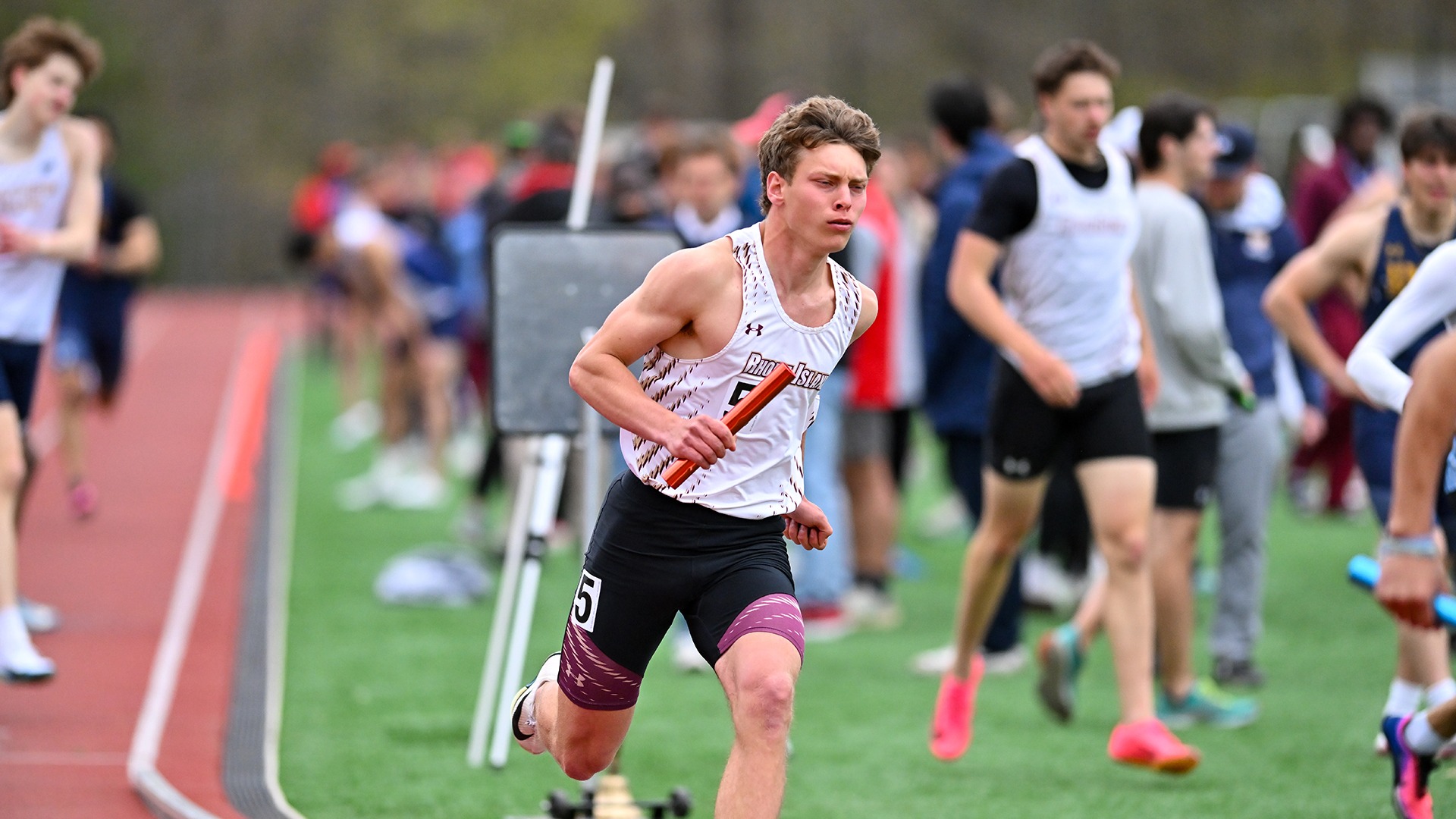 Jack McEntee in action during the 2026 outdoor track and field season
