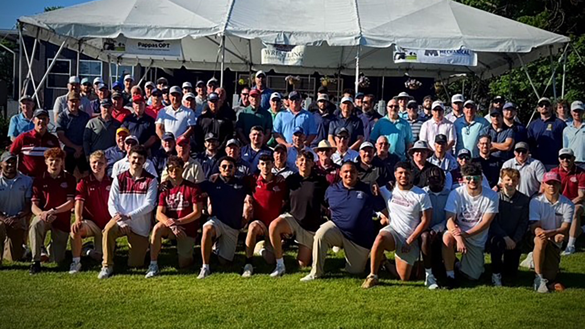 Wrestling 2026 Golf Outing Group Photo