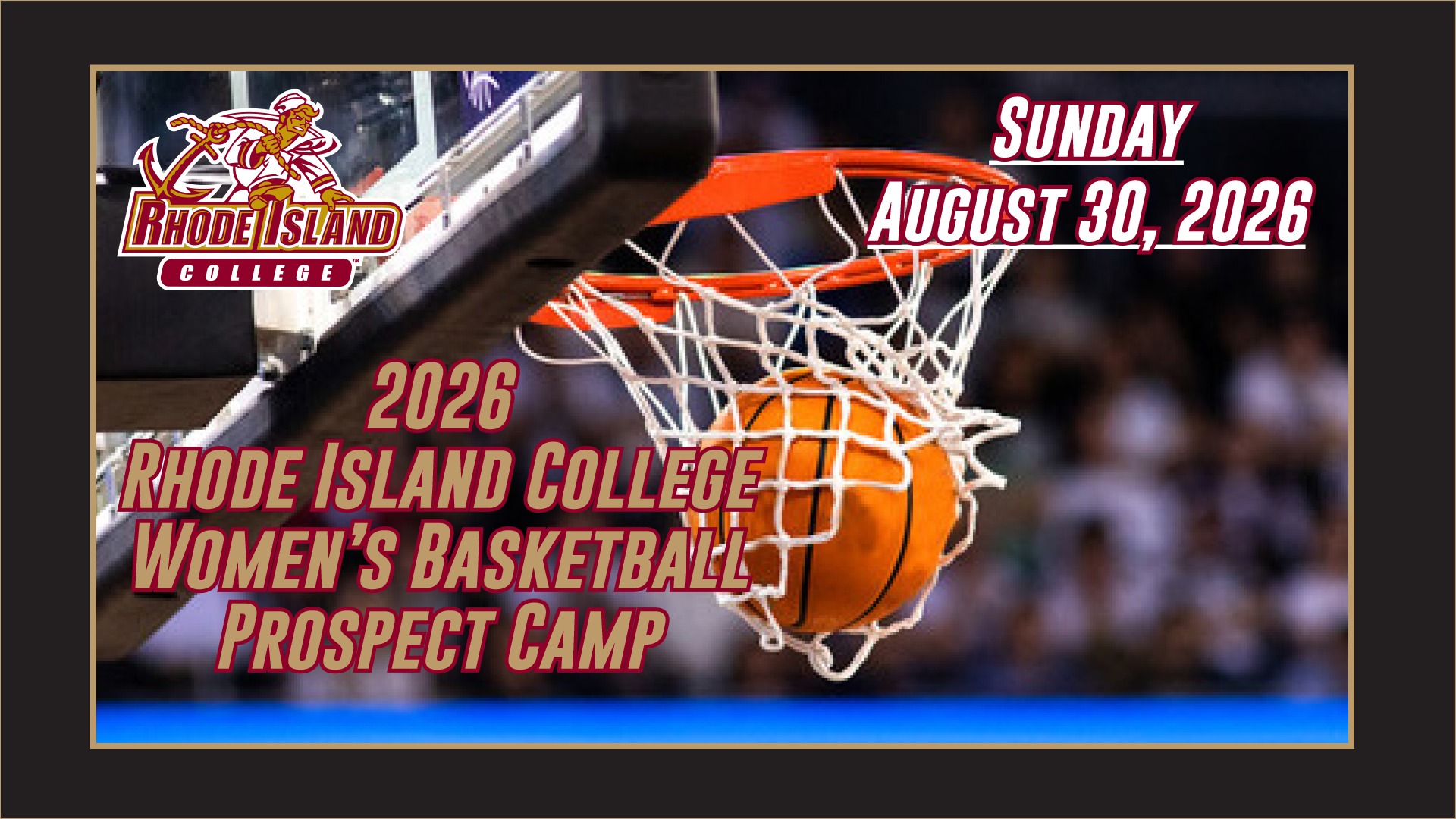 2026 Women's Basketball Prospect Camp Promo Graphic