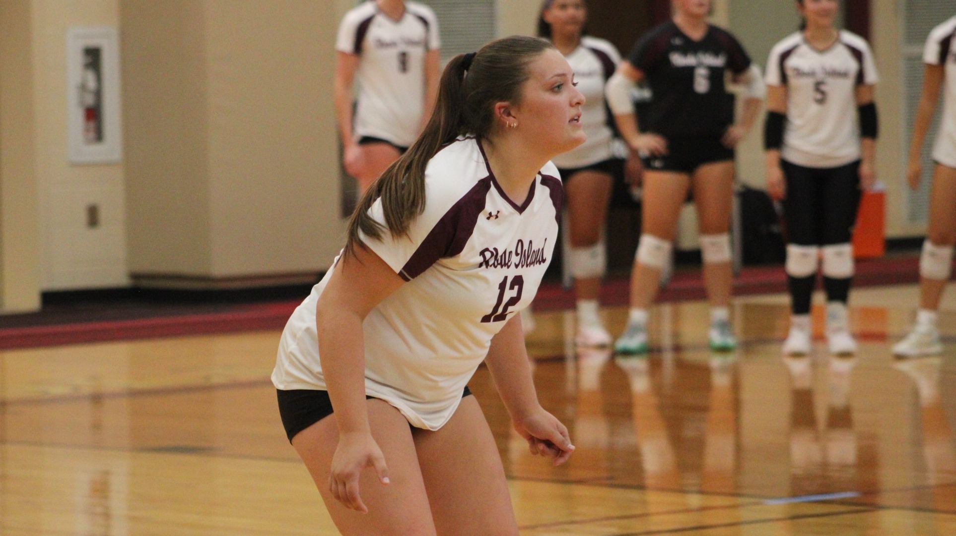 Grace Luchka in action vs. Bridgewater State during the 2026 season