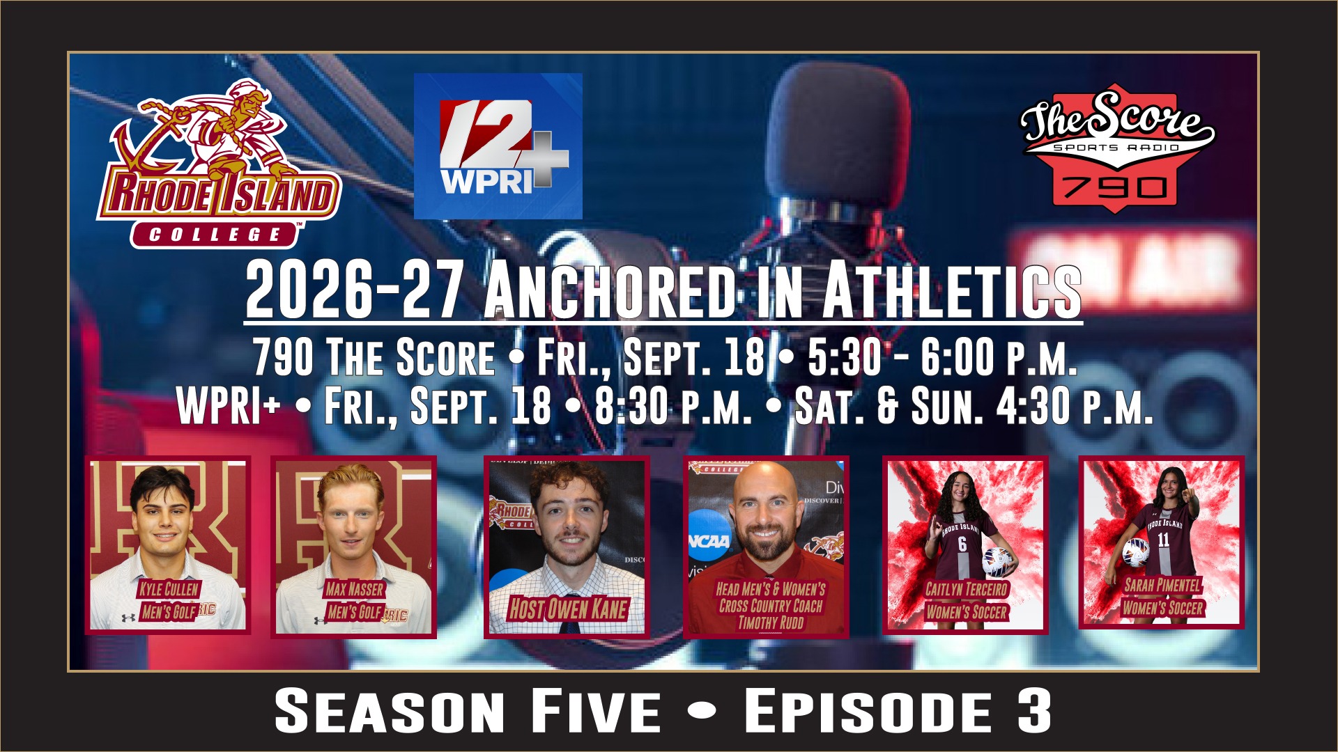 Anchored in Athletics S5E03 Promo Graphic