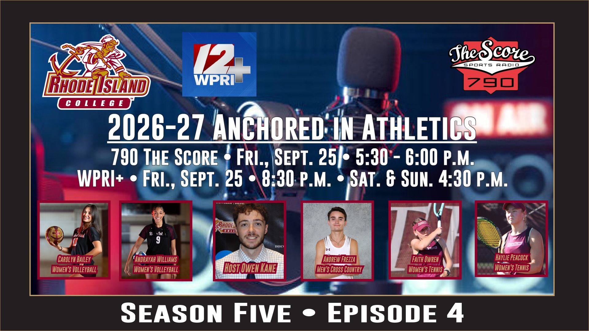 Anchored in Athletics S4E04 Promo Graphic