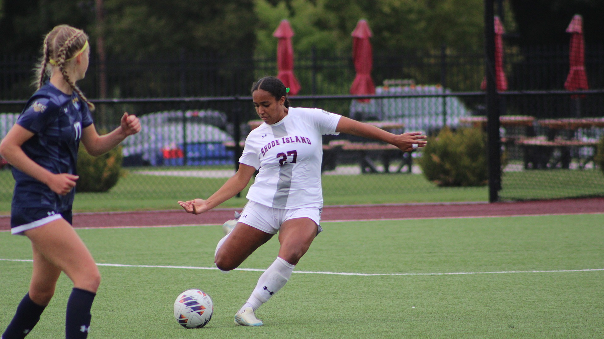 Leah Saunders in action vs. Southern Maine during the 2026 season.