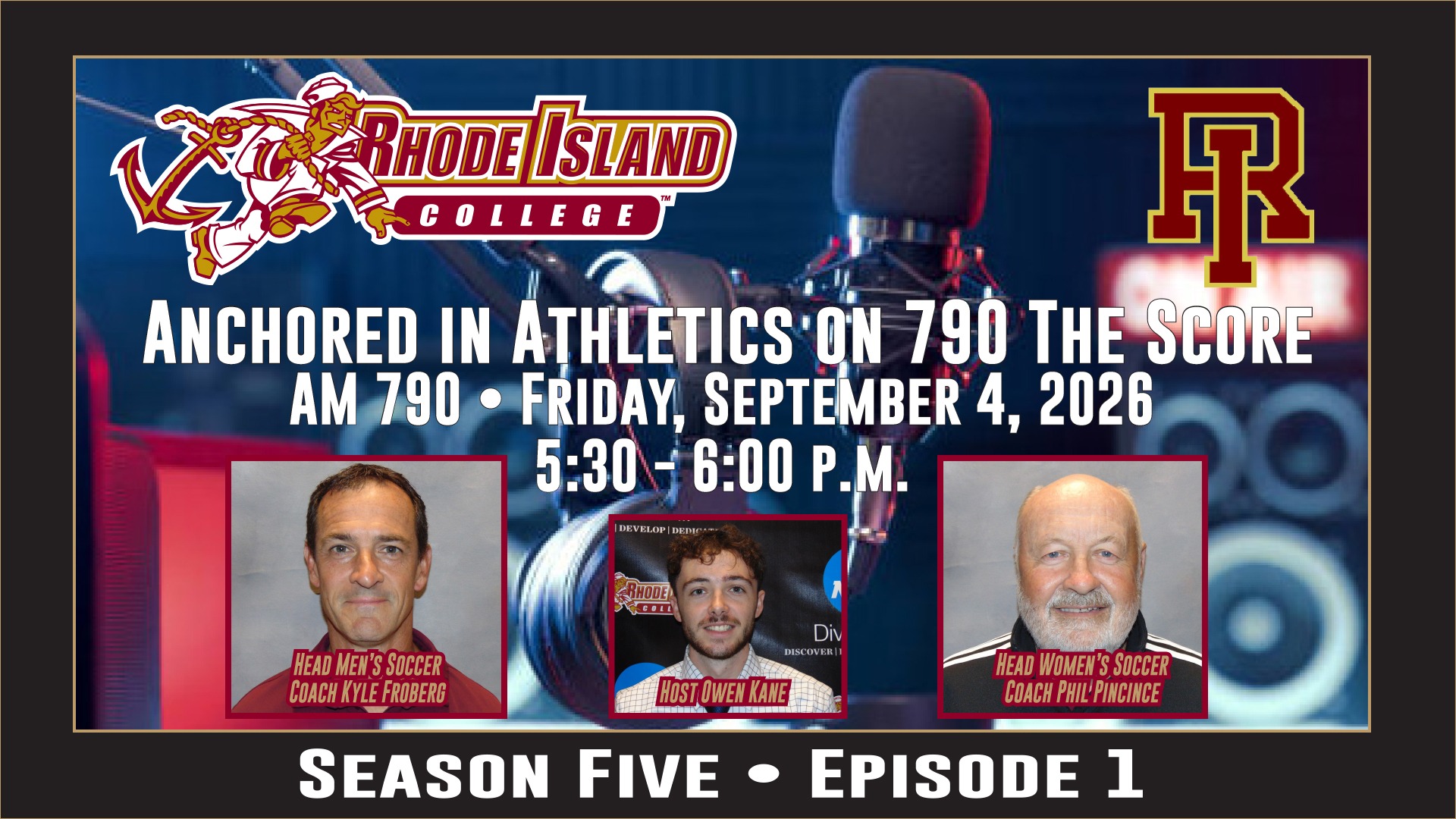 Anchored in Athletics S5E01 Promo Graphic