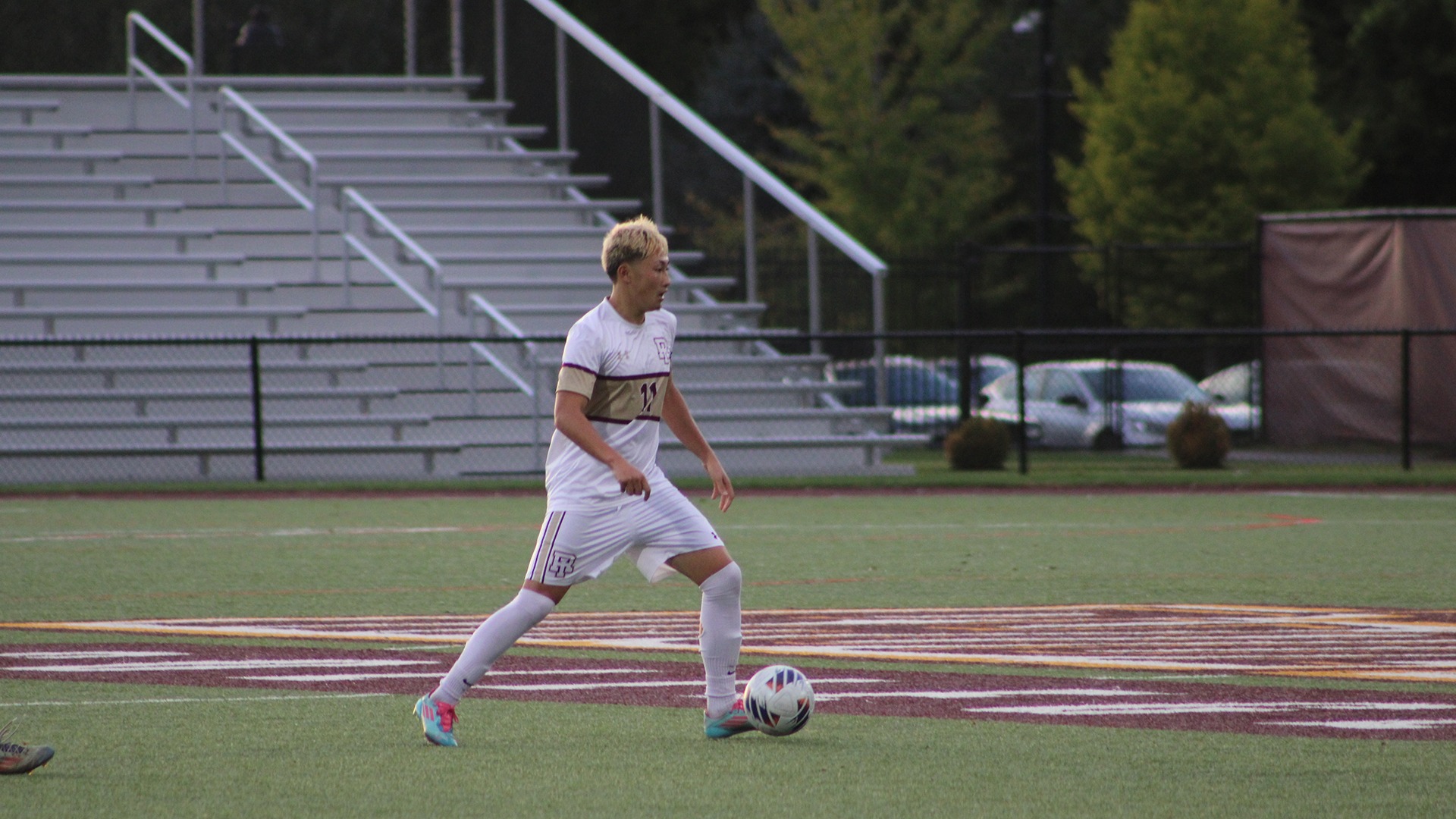 Randy Vang in action vs. Salve Regina during the 2026 season