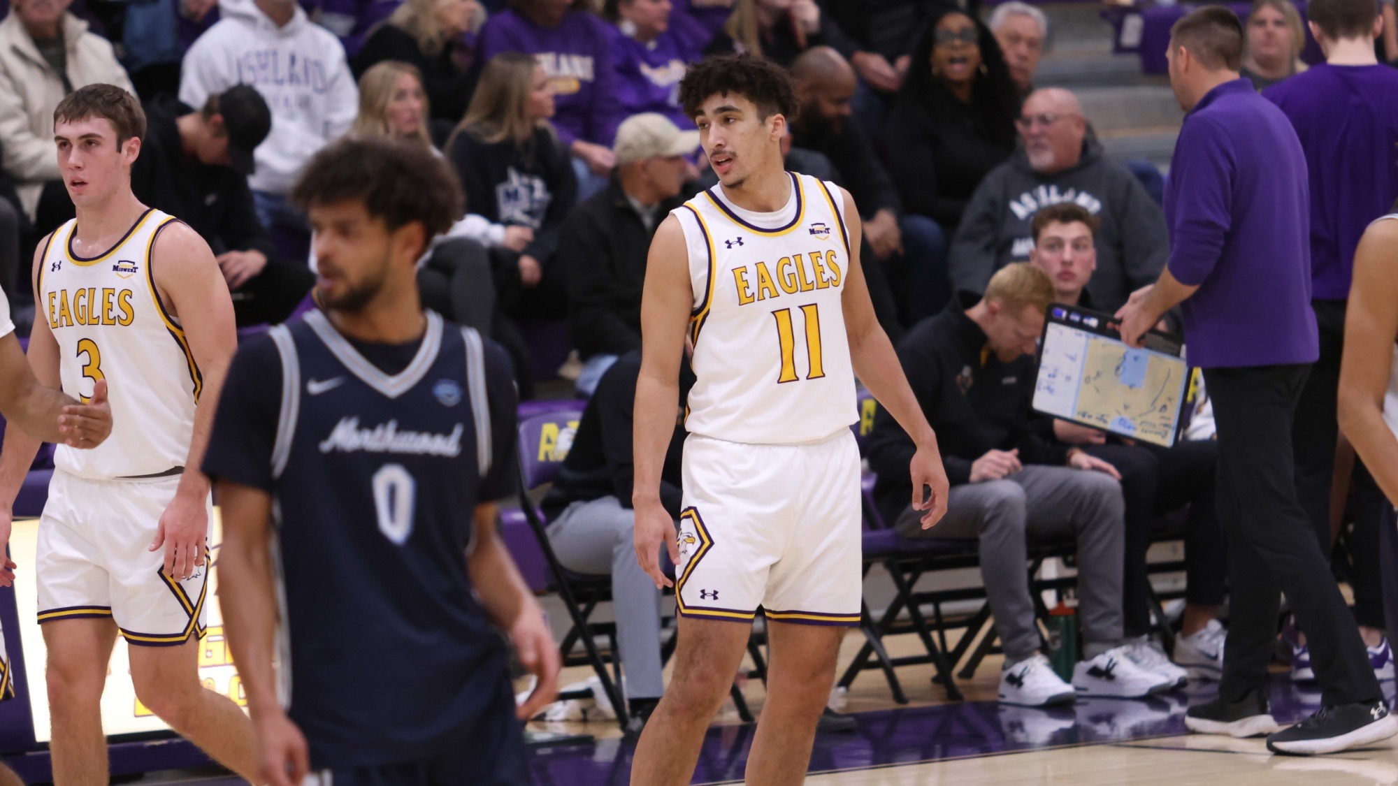 Minor 2025-26 MBB home action shot Northwood