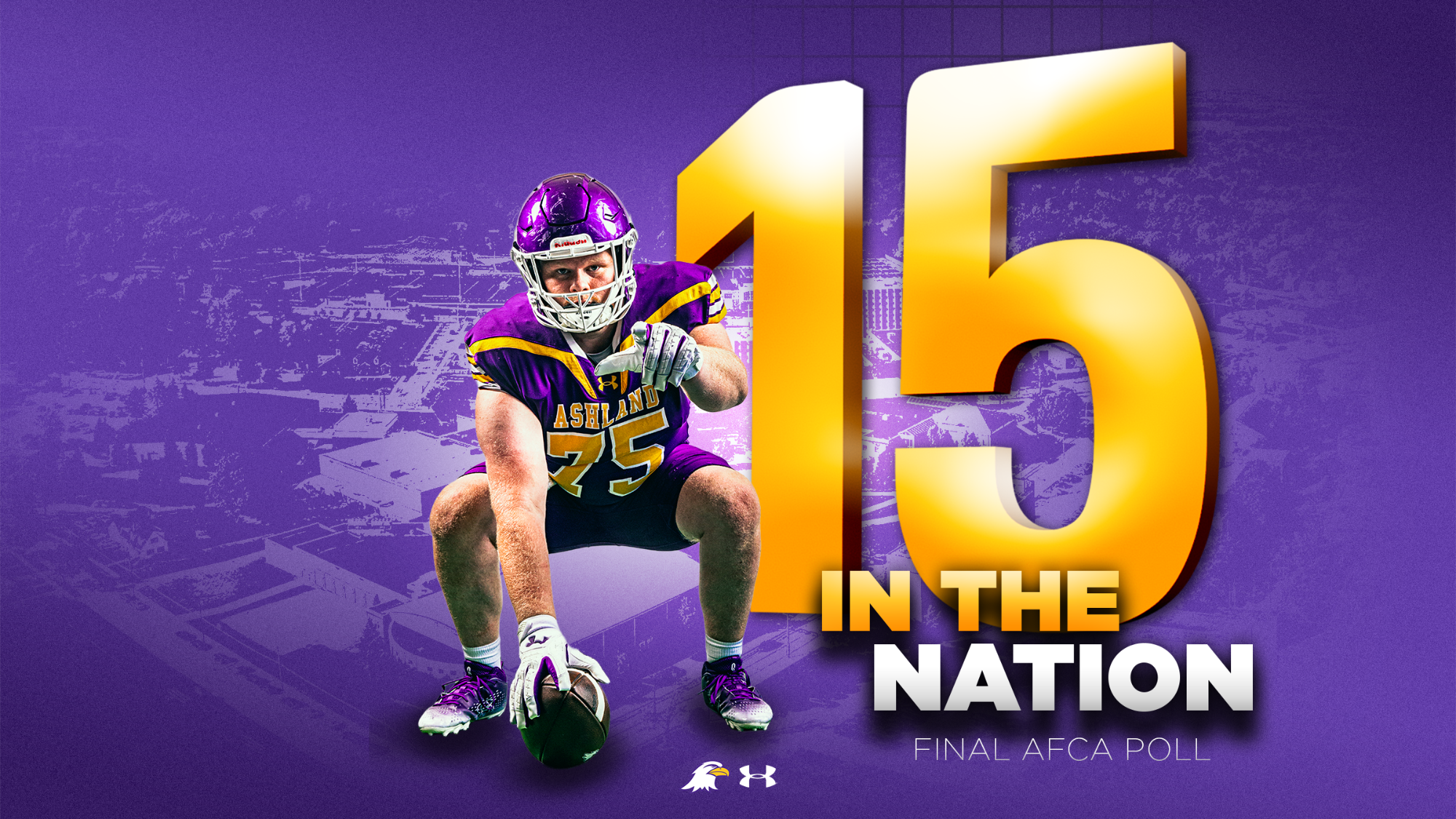 Ashland University Football final AFCA Coaches Poll Ranking Rotator