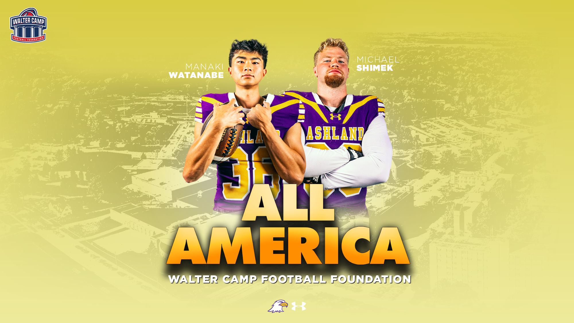 WCFF All-America team Shimek, Watanabe rotator