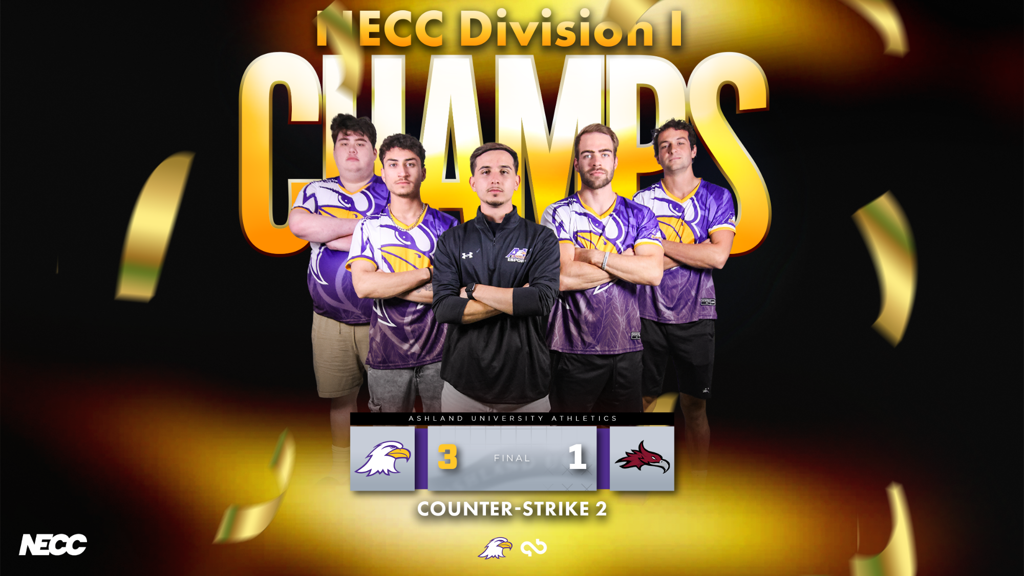Ashland University NECC DI National Championship Counter-Strike 2