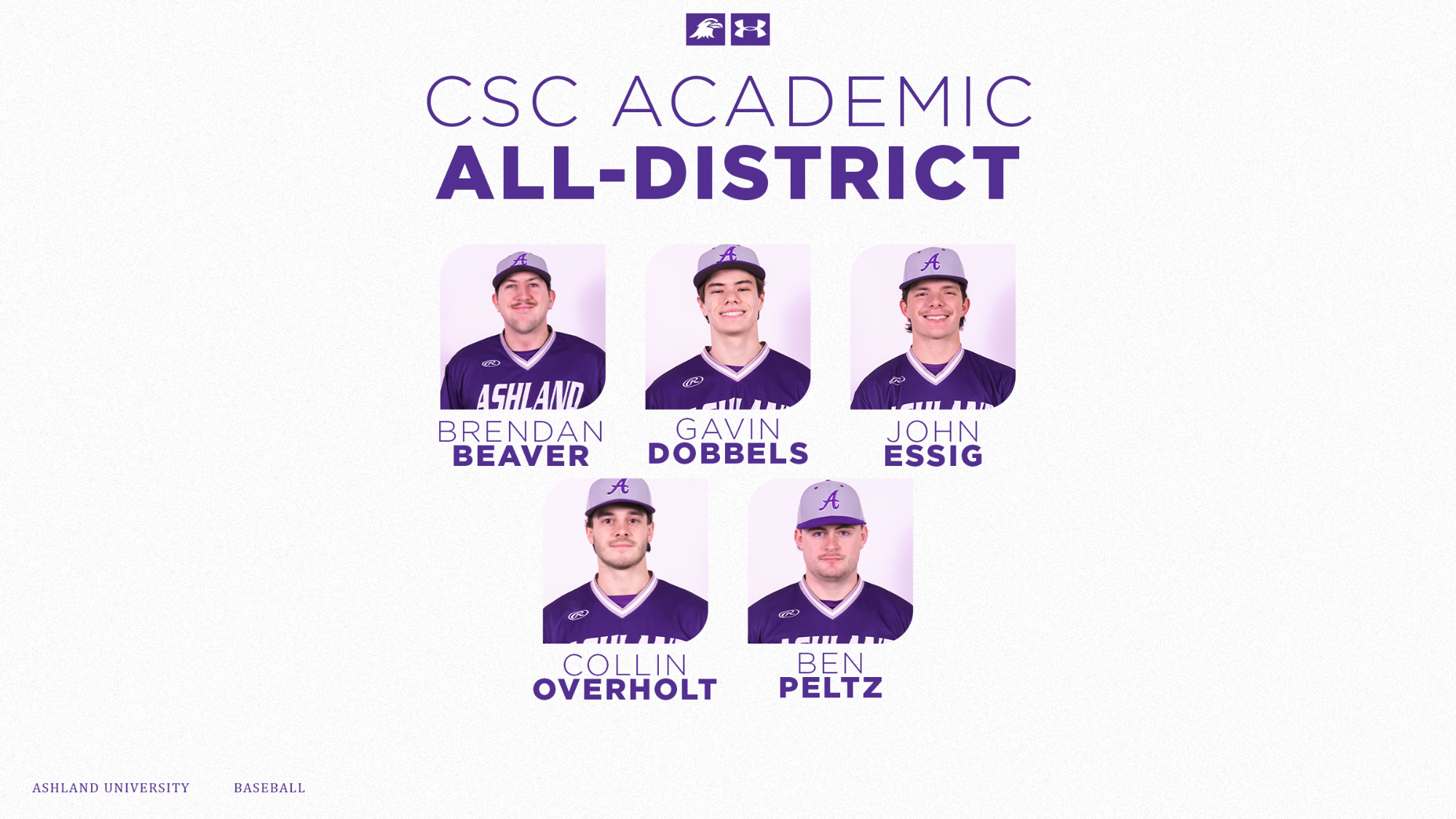 2025 CSC Academic All-District Baseball Rotator