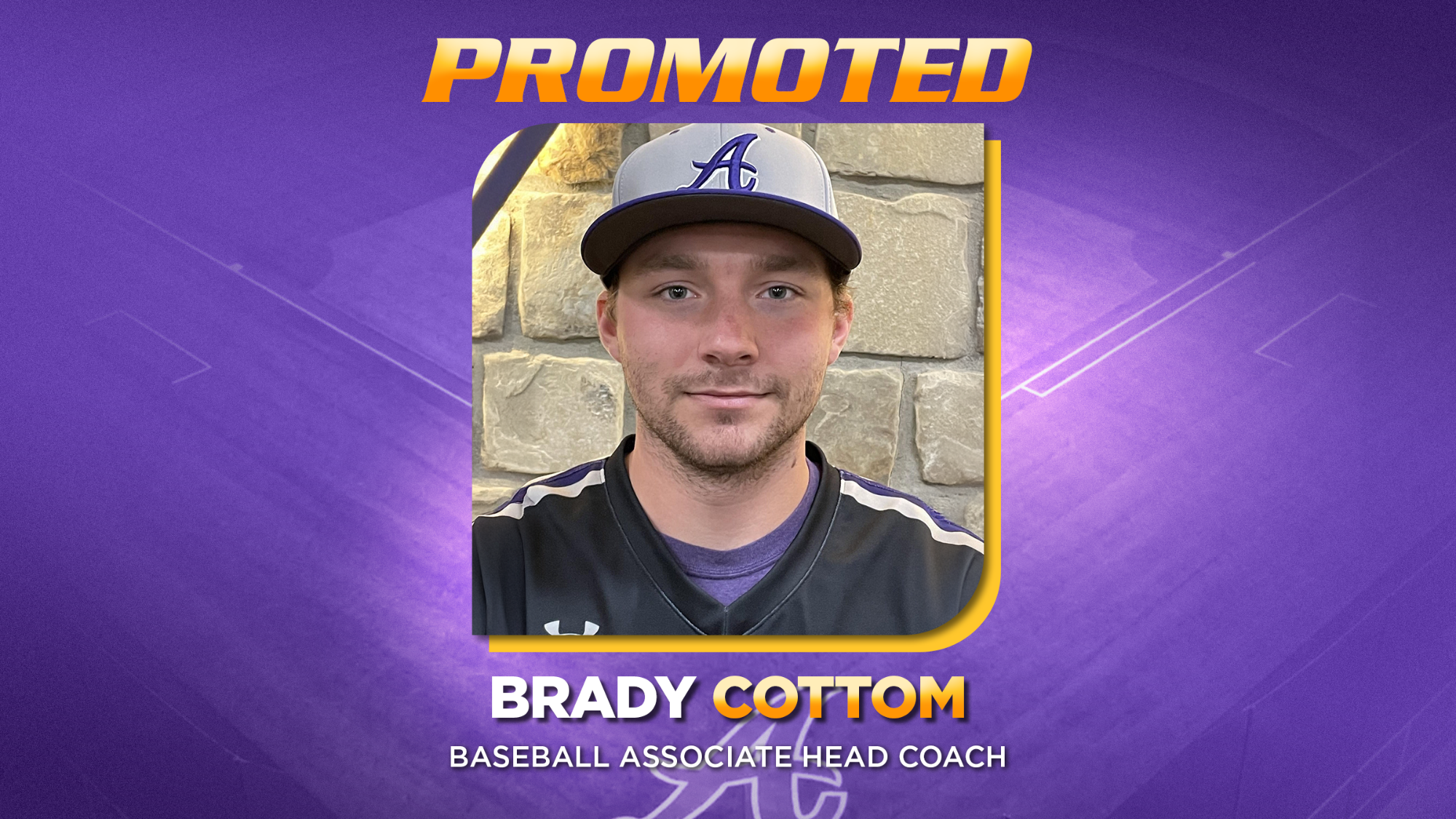 Brady Cottom Associate Head Coach Rotator