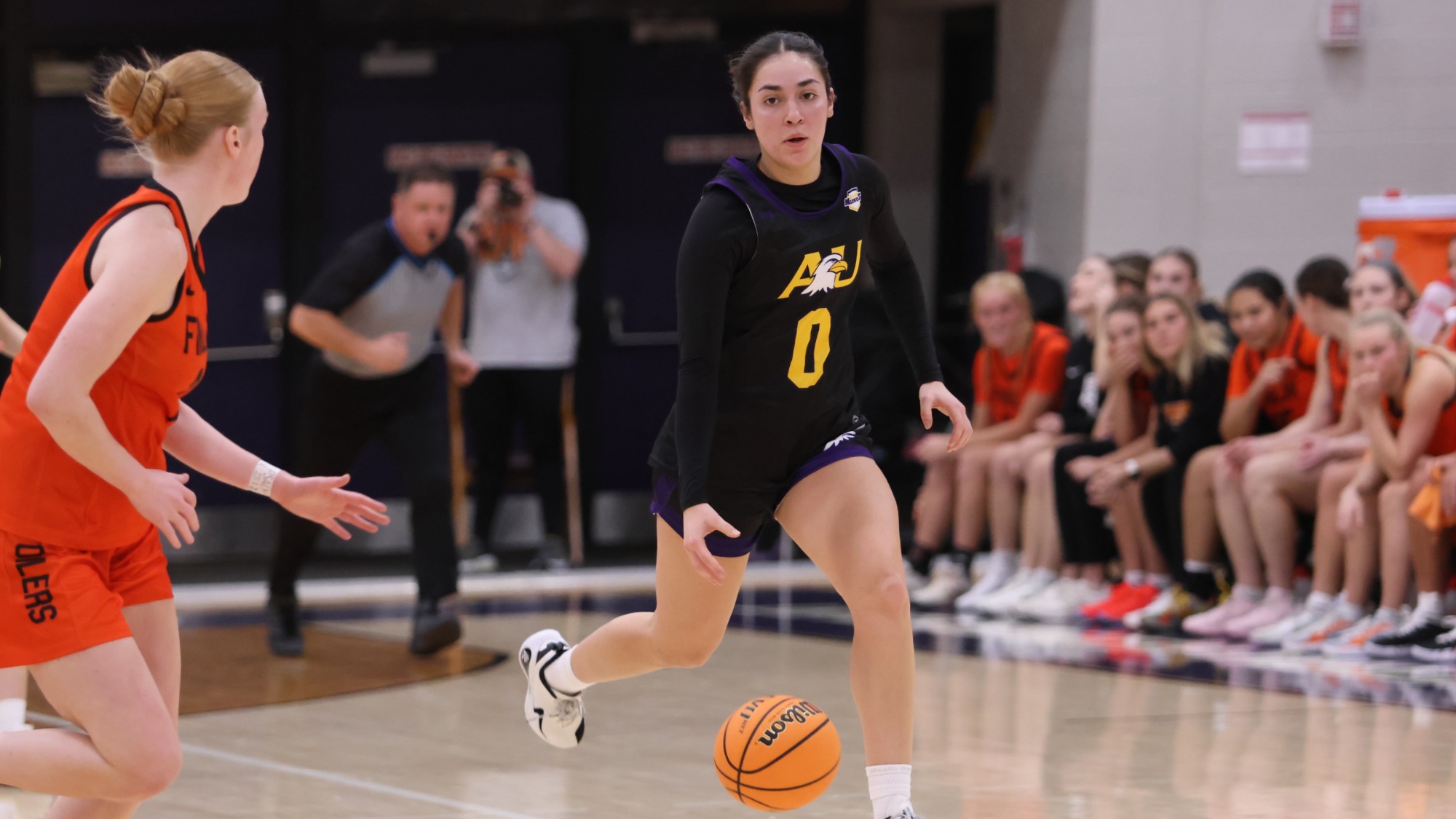 Lopez WBB 2025-26 home action shot vs. Findlay