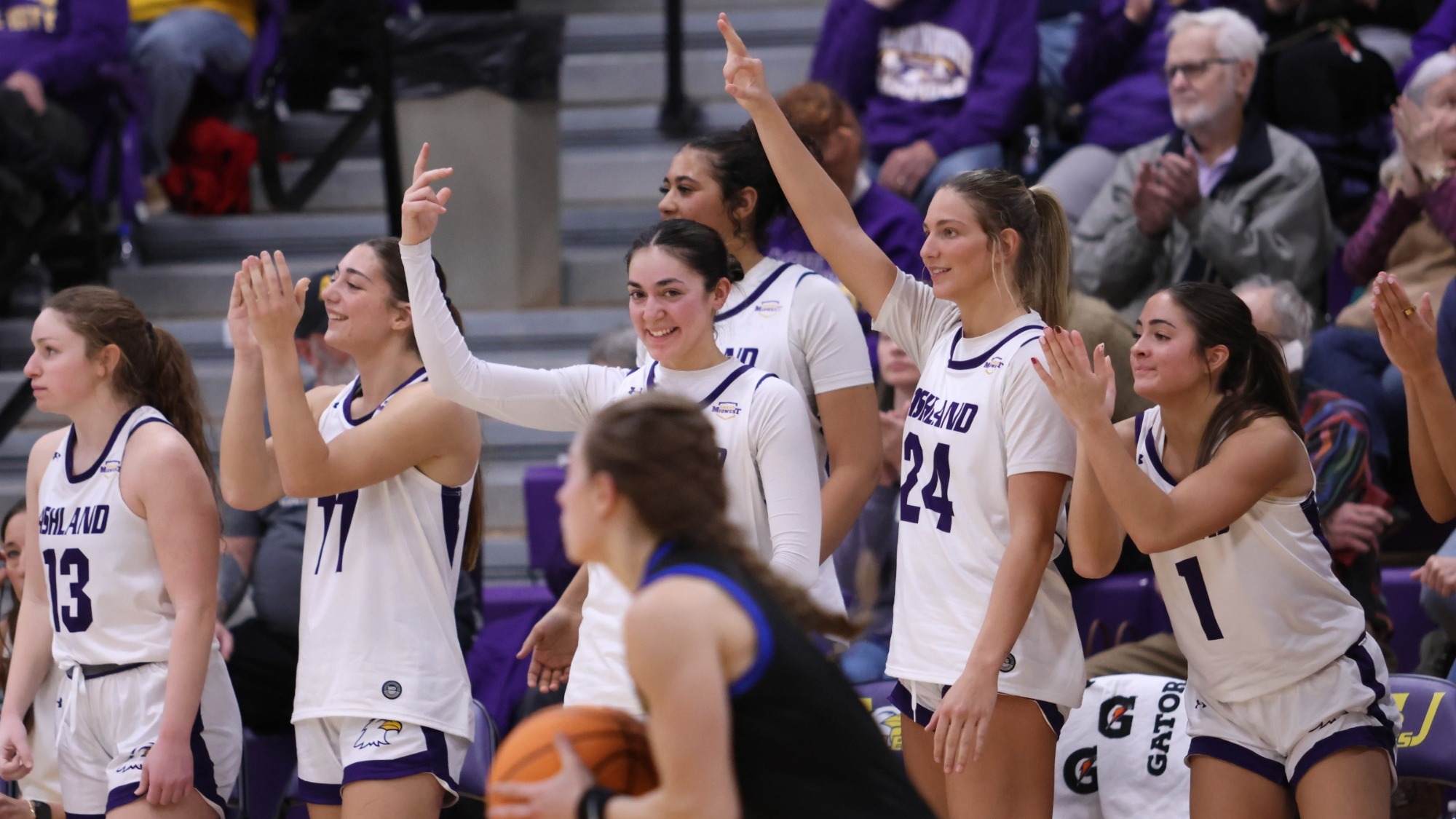 2025-26 WBB home bench shot