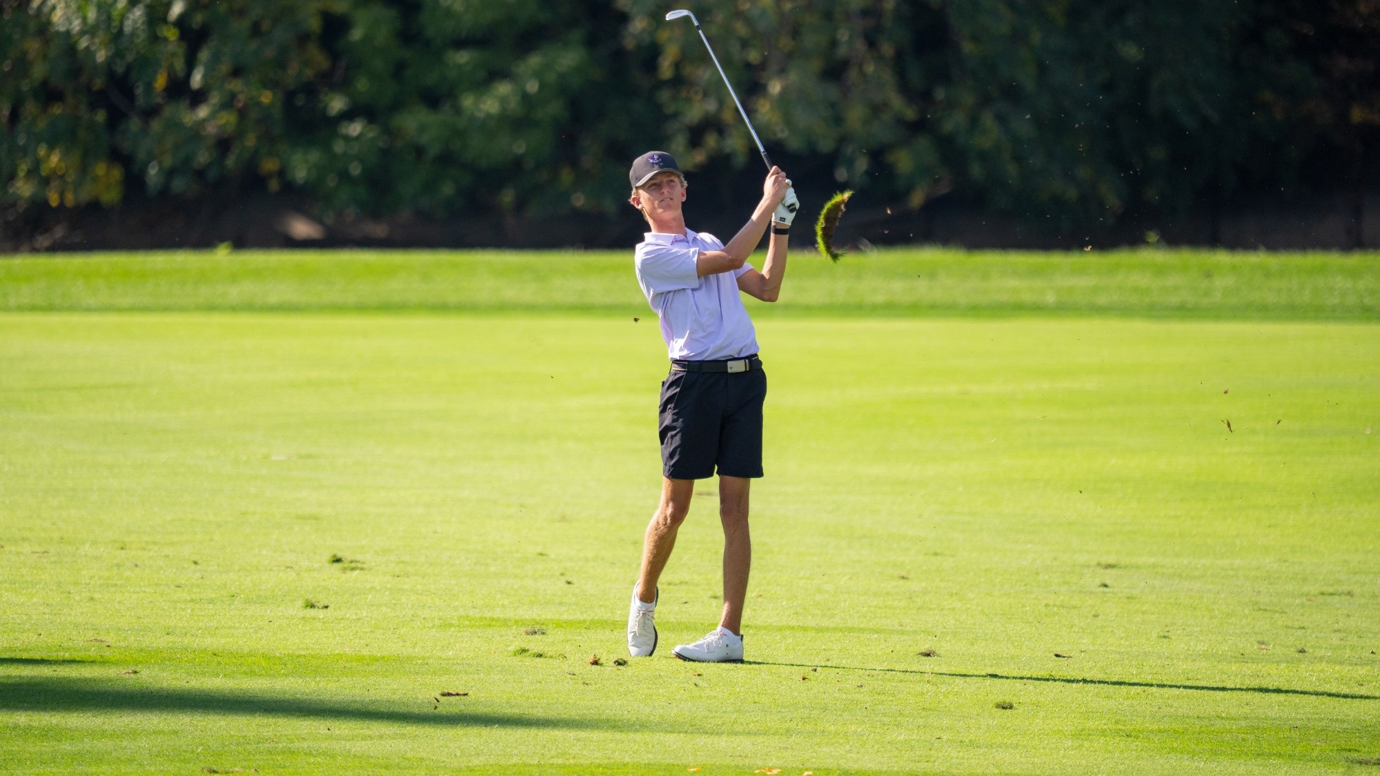 Krebs 2026 fall MGOLF action shot at Findlay