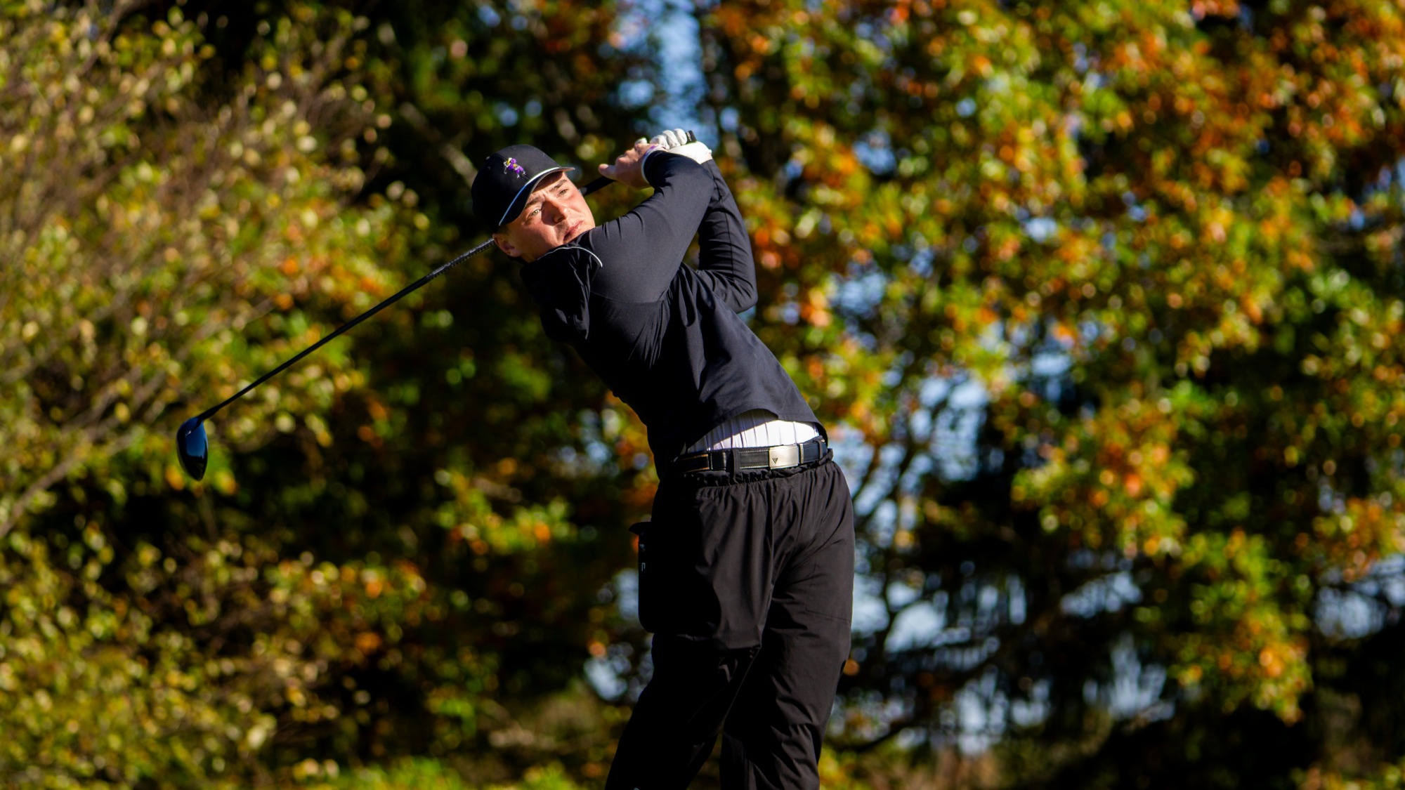 MGOLF 2026 fall action shot at Nemacolin